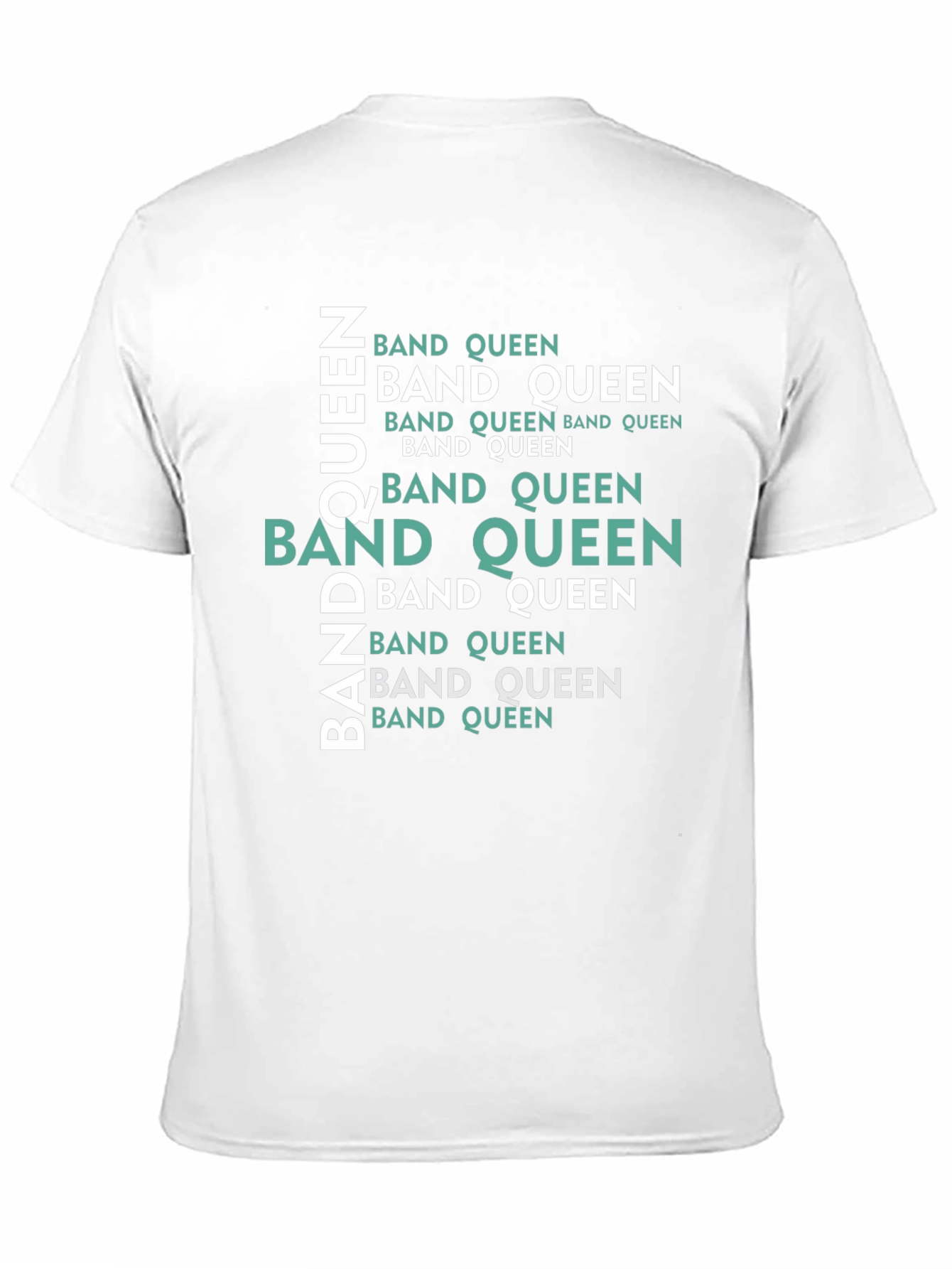 Band Queen Graphic Tee - Black Cotton Comfort
