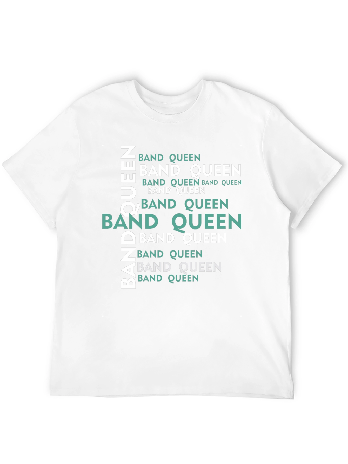 Band Queen Graphic Tee - Black Cotton Comfort