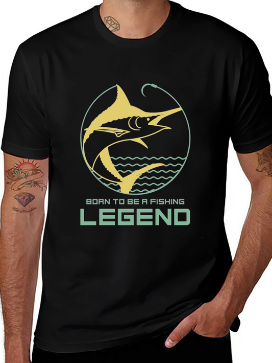 Born to Fish Legend T-Shirt - Fishing Graphic Tee