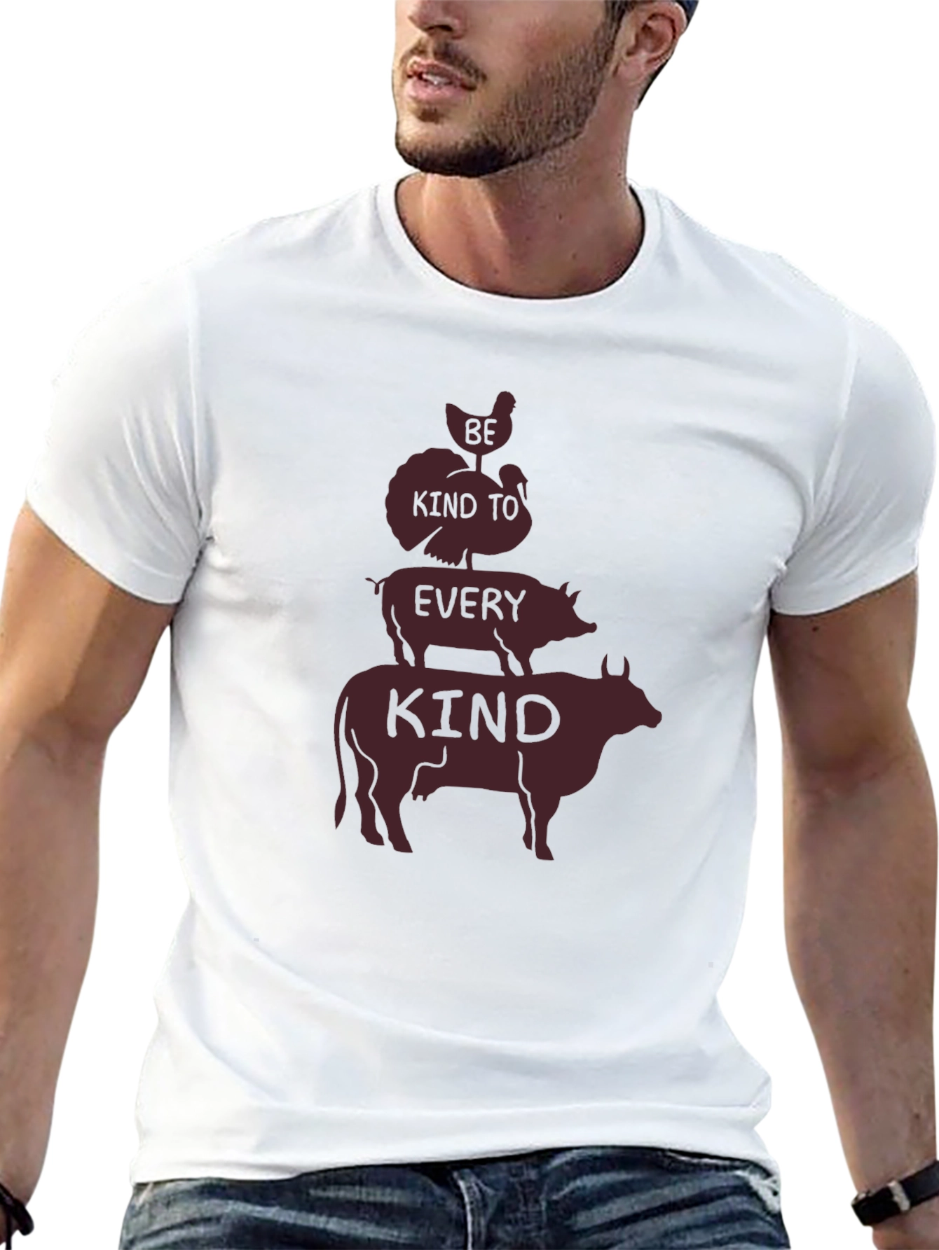 Be Kind To Every Kind Vegan Graphic Tee