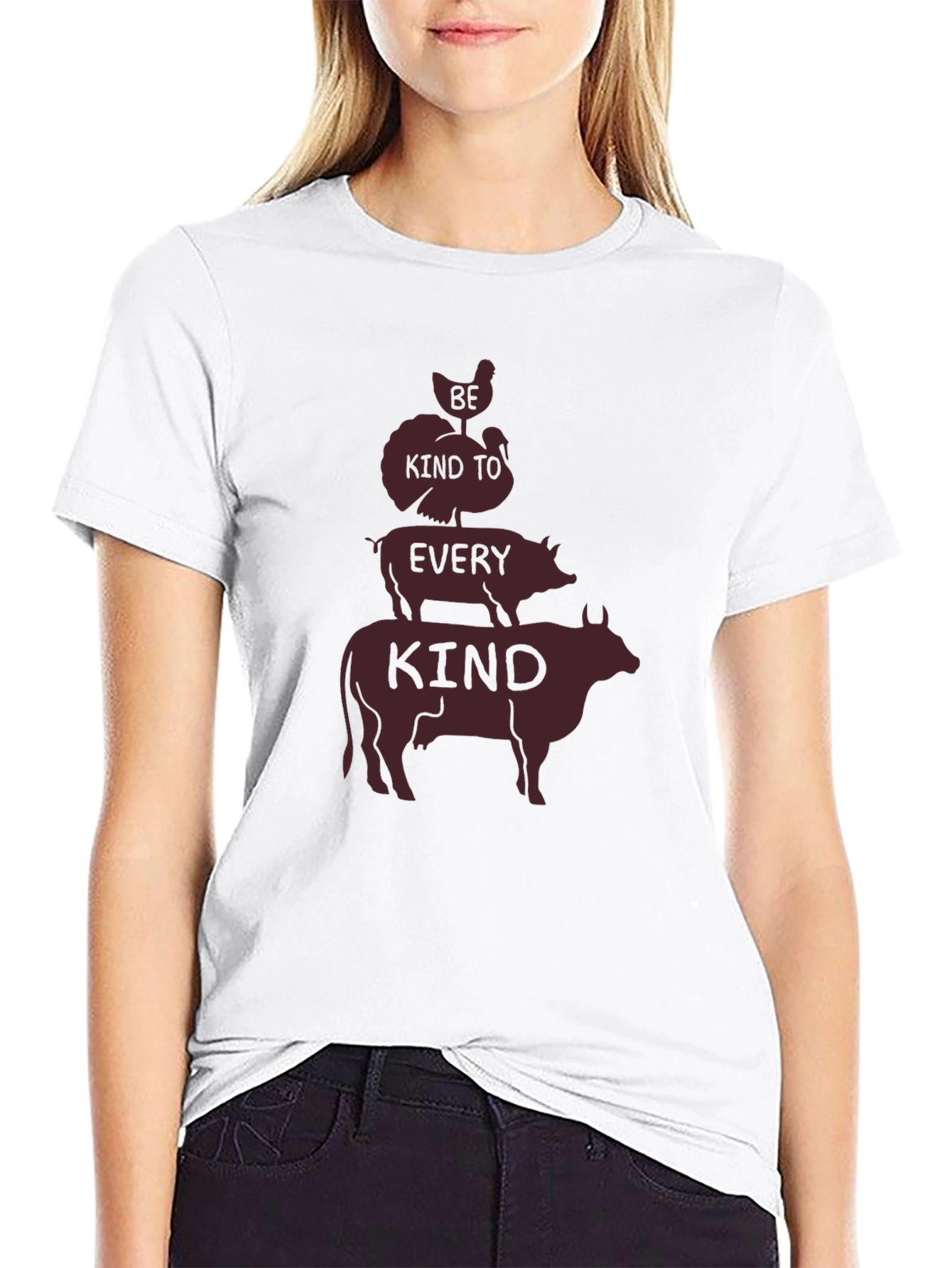 Be Kind To Every Kind Vegan Graphic Tee