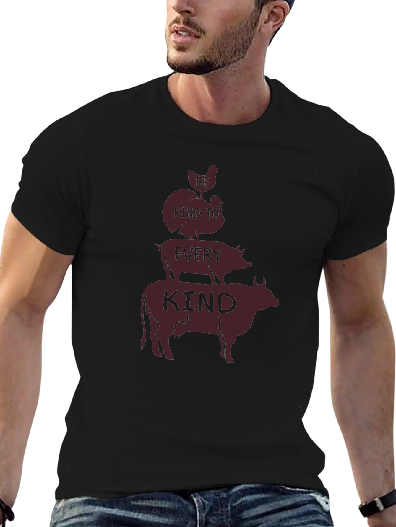 Be Kind To Every Kind Vegan Graphic Tee