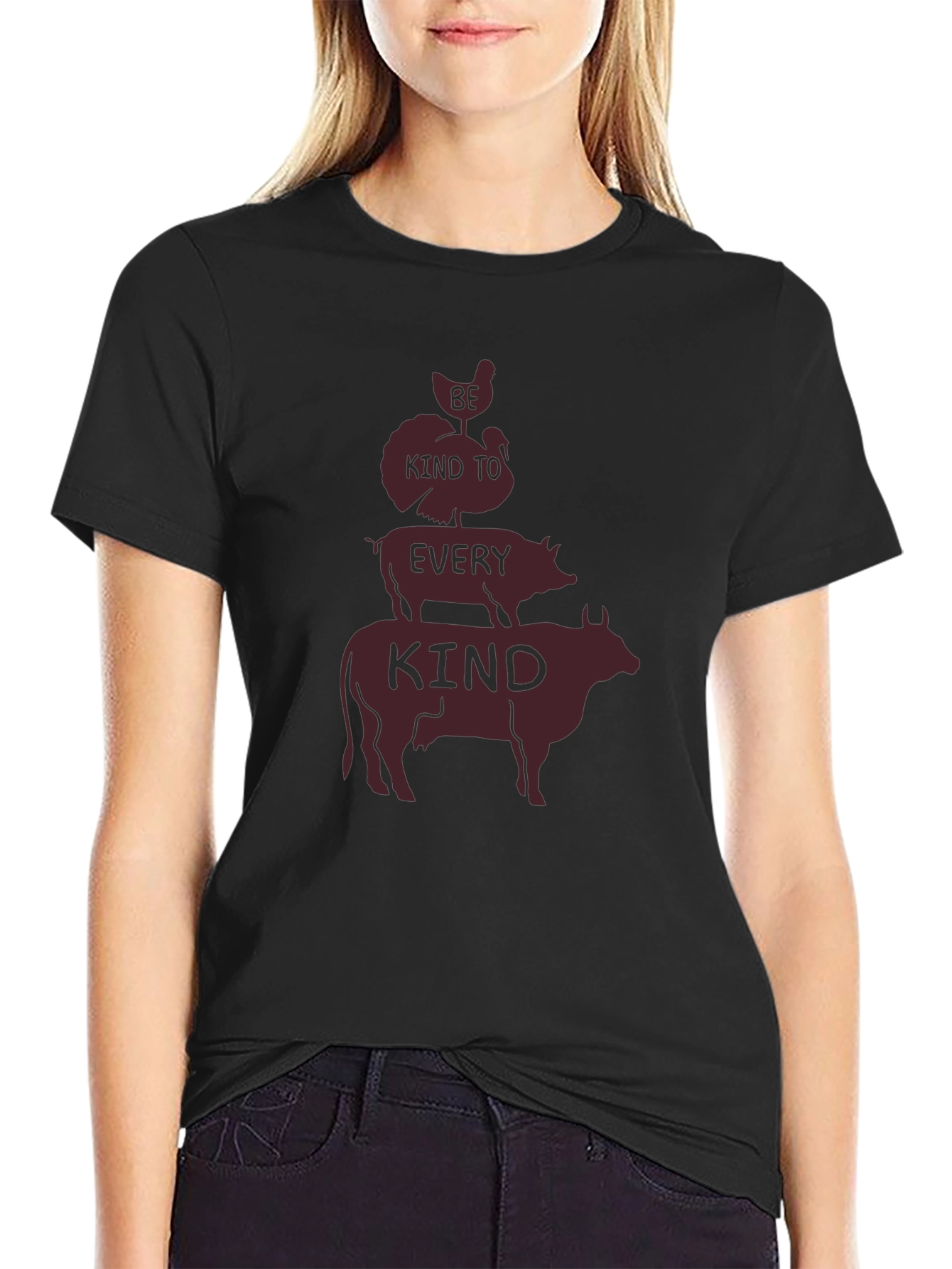 Be Kind To Every Kind Vegan Graphic Tee