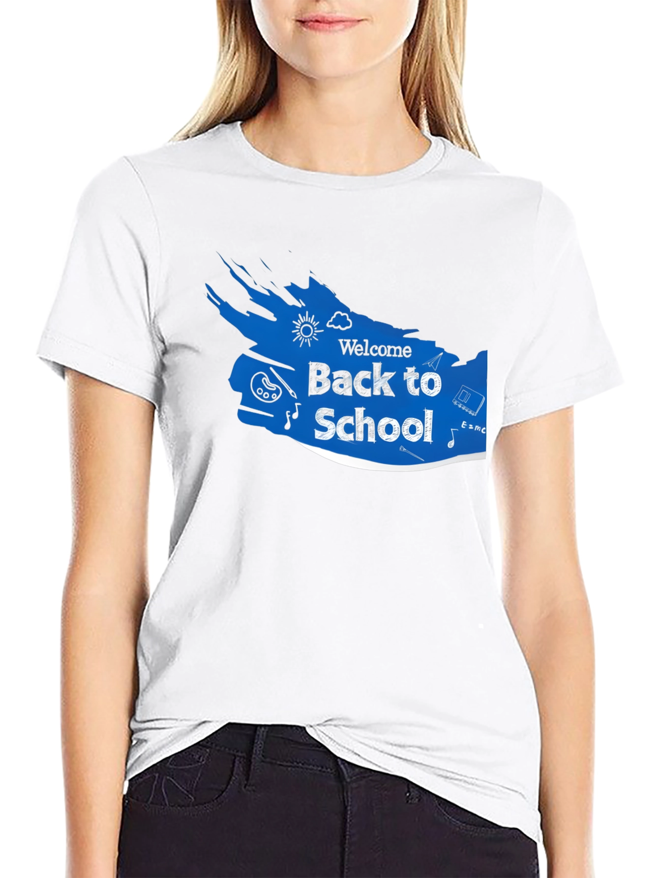 Back to School Graphic Print Tee