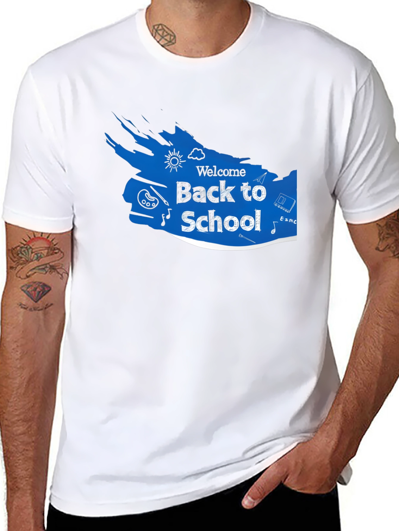 Back to School Graphic Print Tee