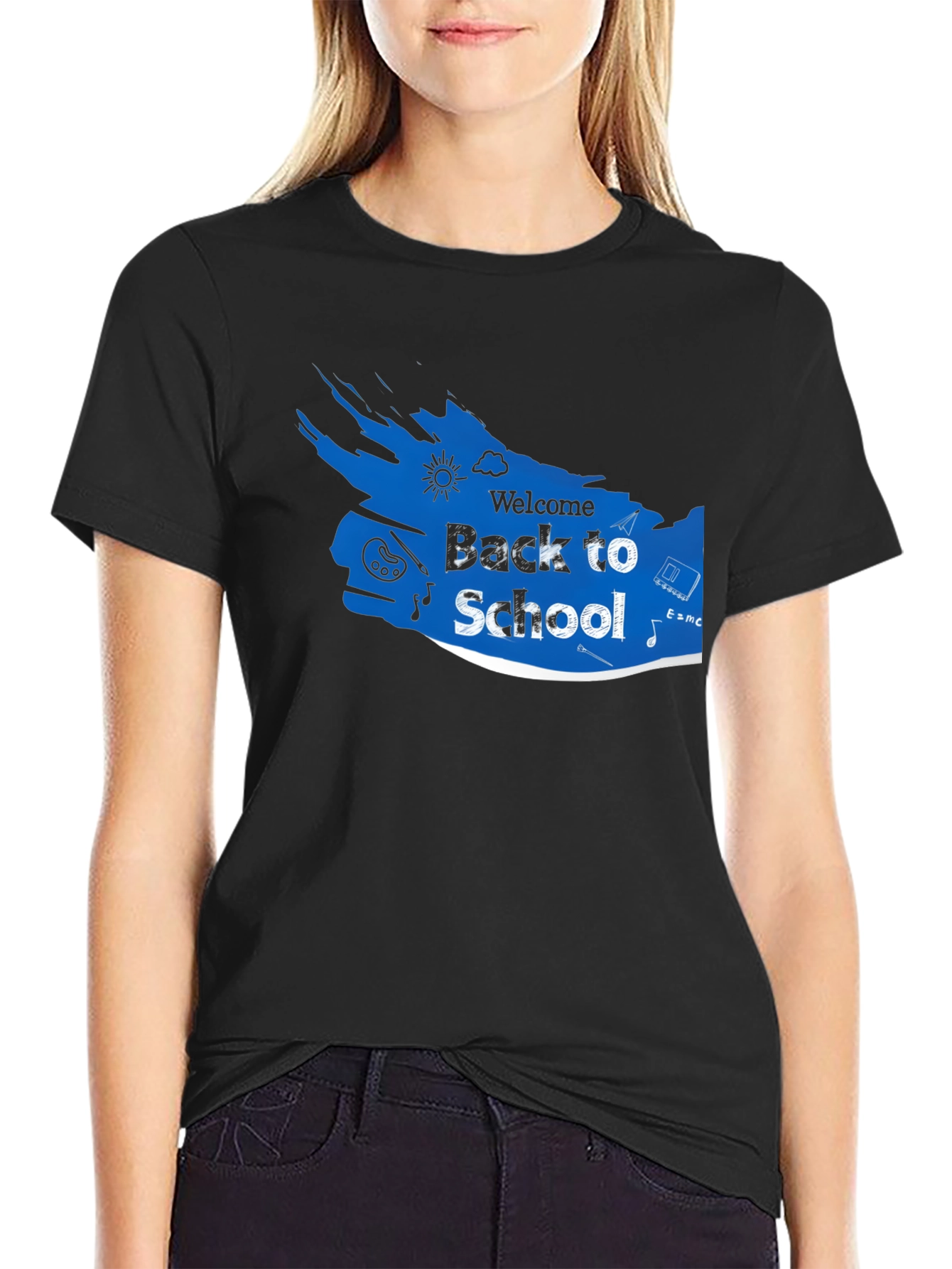 Back to School Graphic Print Tee