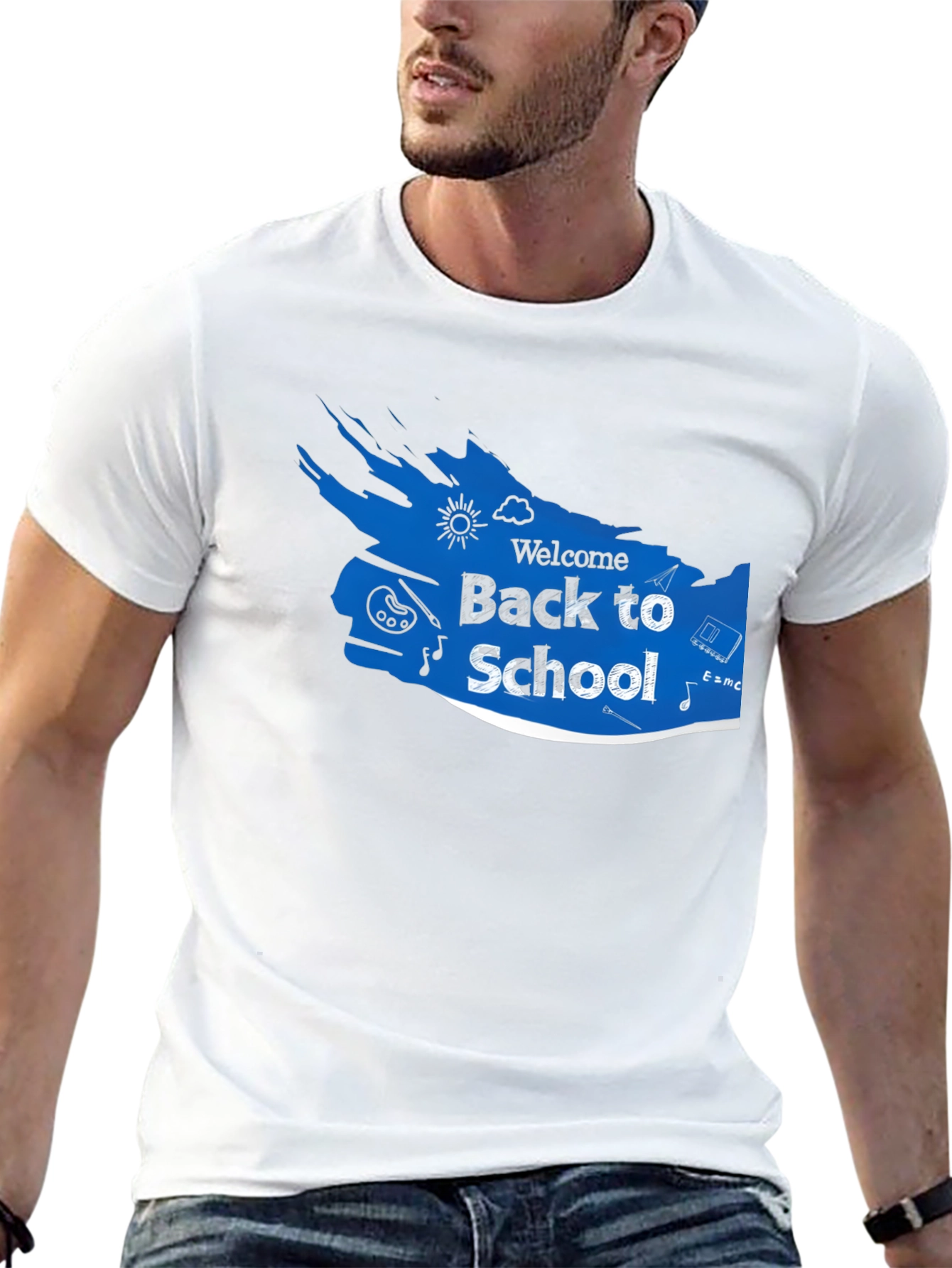 Back to School Graphic Print Tee