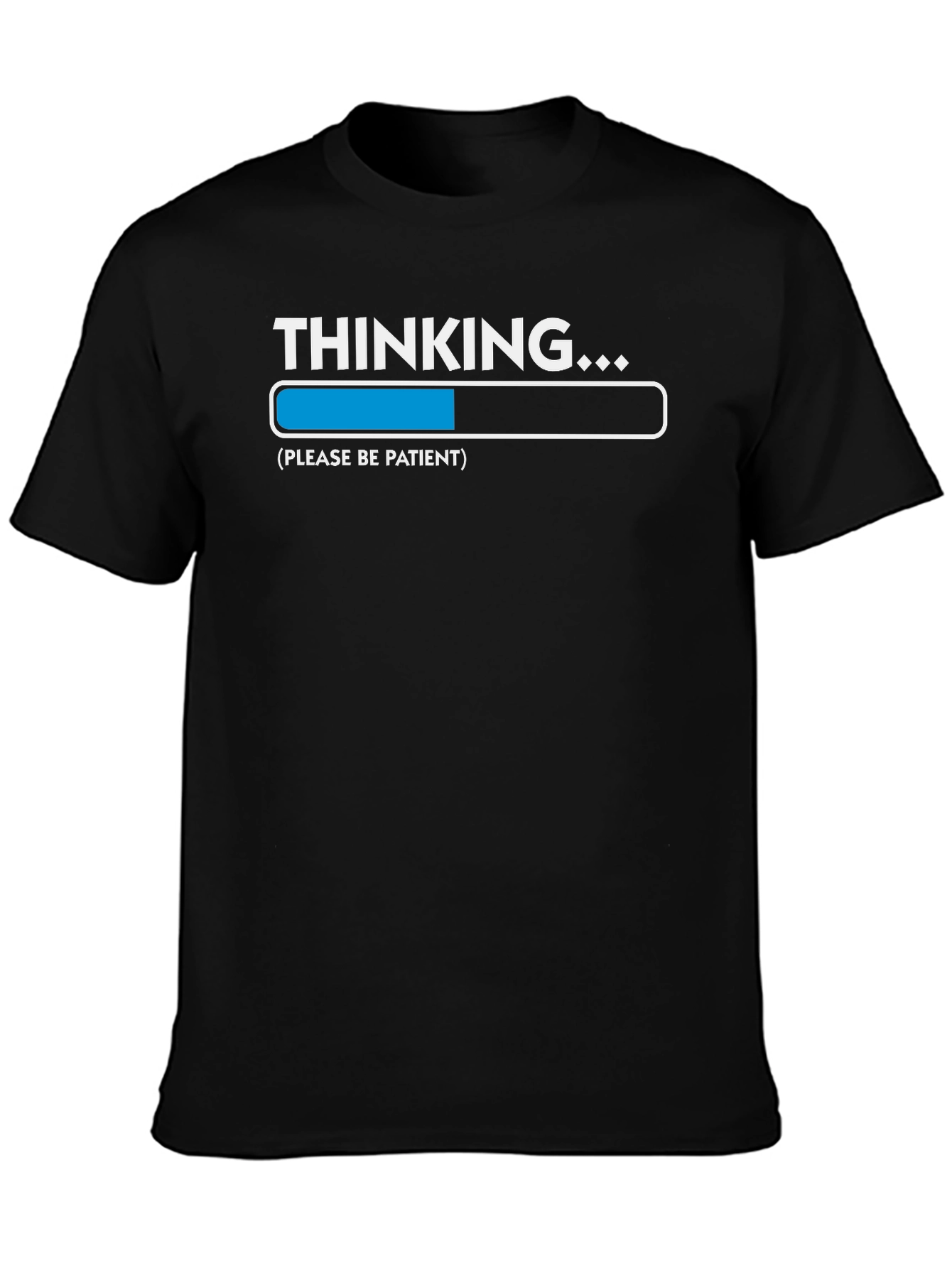 Thinking Loading Bar T-Shirt - Funny Graphic Tee