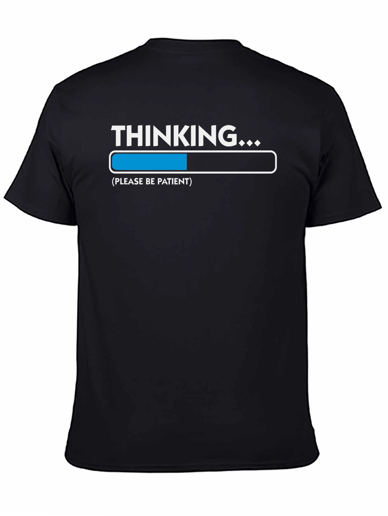 Thinking Loading Bar T-Shirt - Funny Graphic Tee
