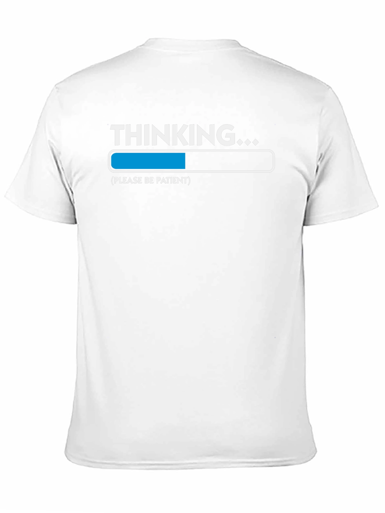 Thinking Loading Bar T-Shirt - Funny Graphic Tee