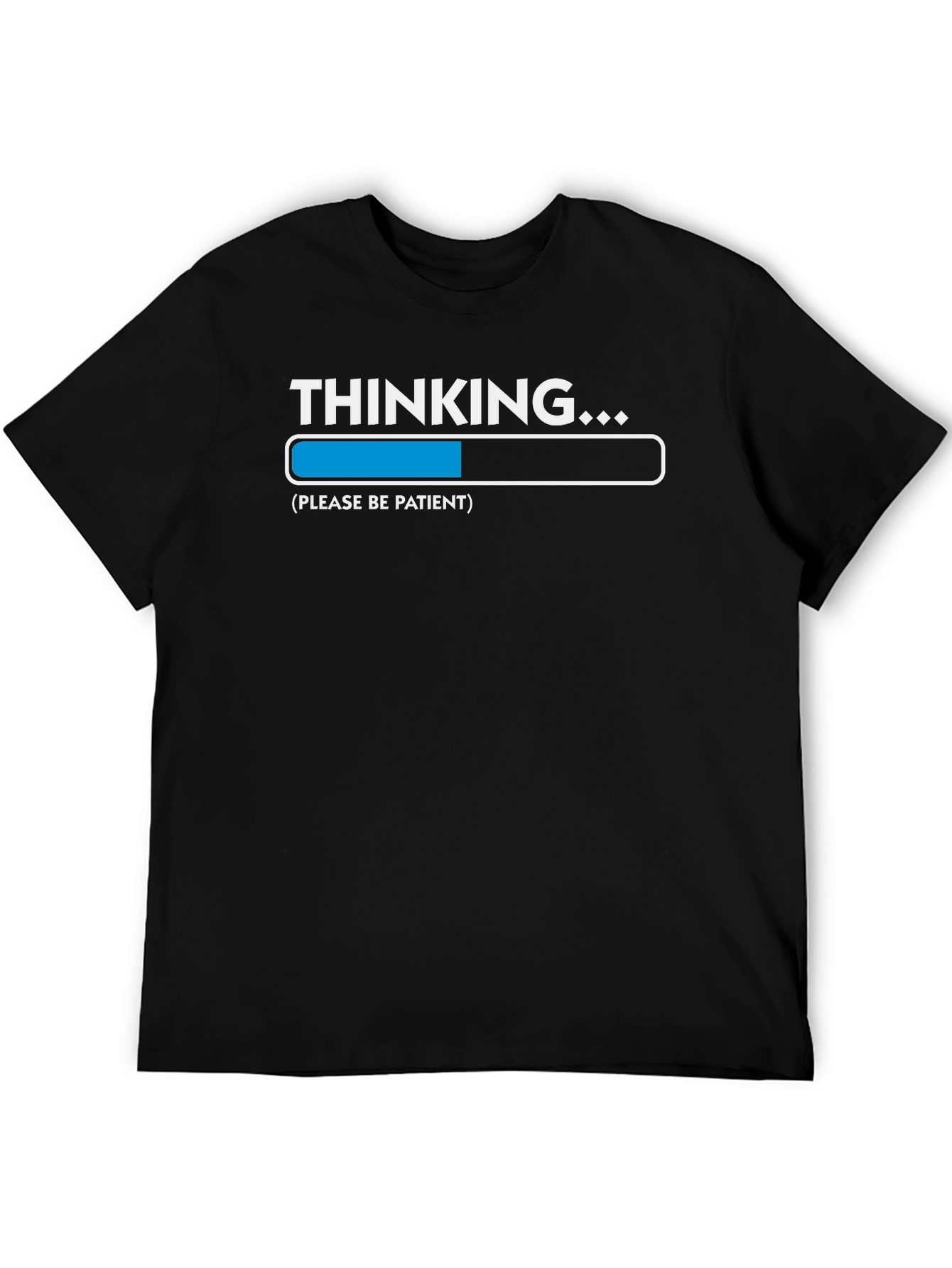 Thinking Loading Bar T-Shirt - Funny Graphic Tee