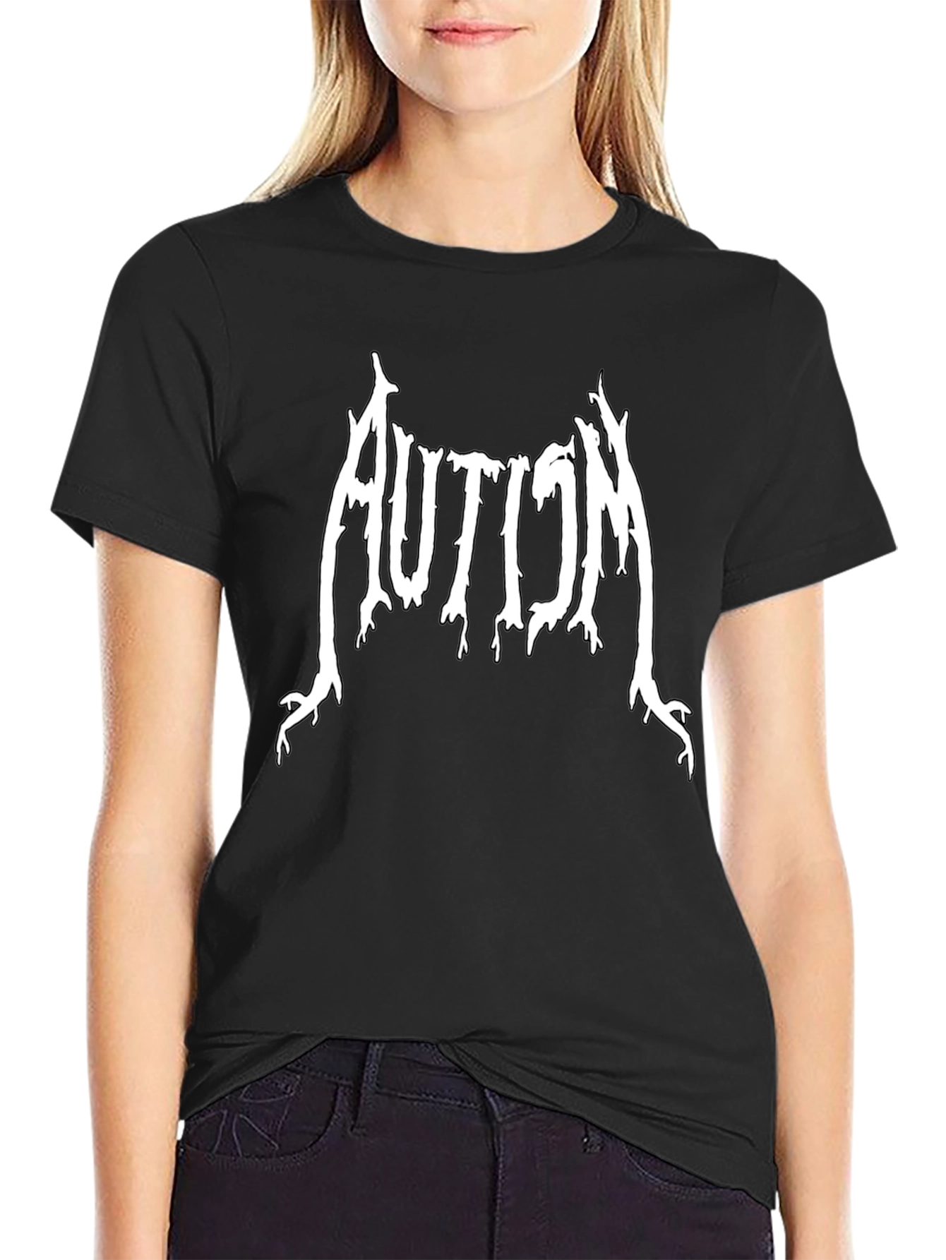 Black Metal Autism Awareness T-Shirt