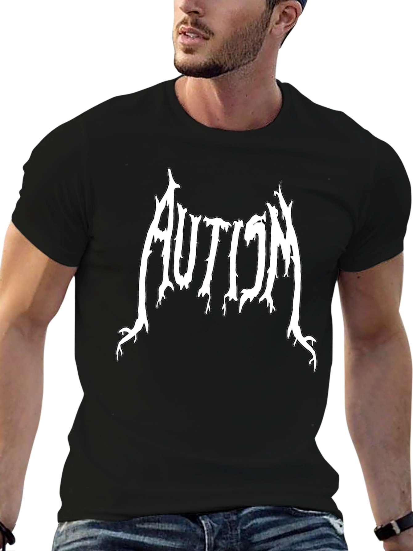 Black Metal Autism Awareness T-Shirt