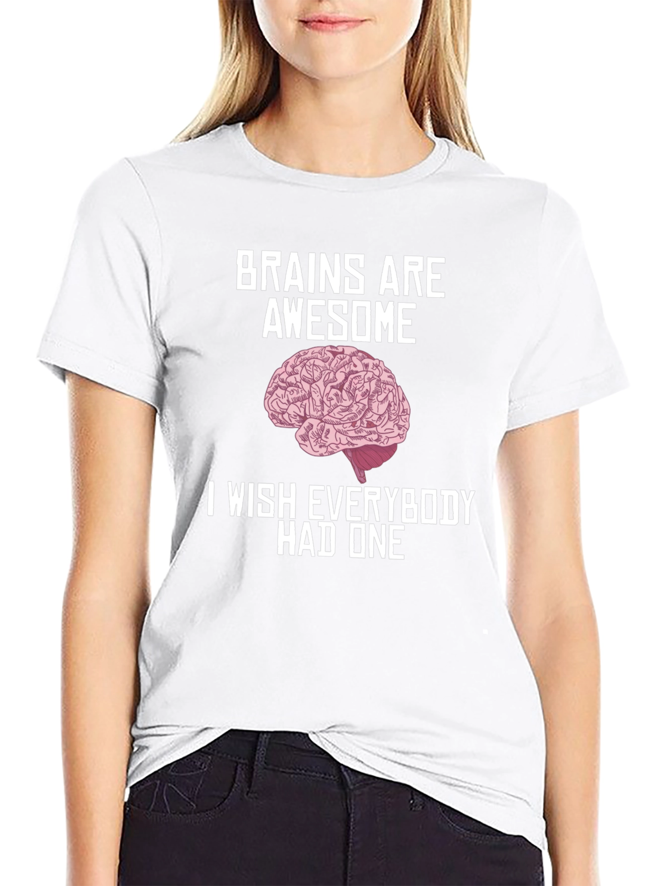 Brains Are Awesome Graphic T-Shirt