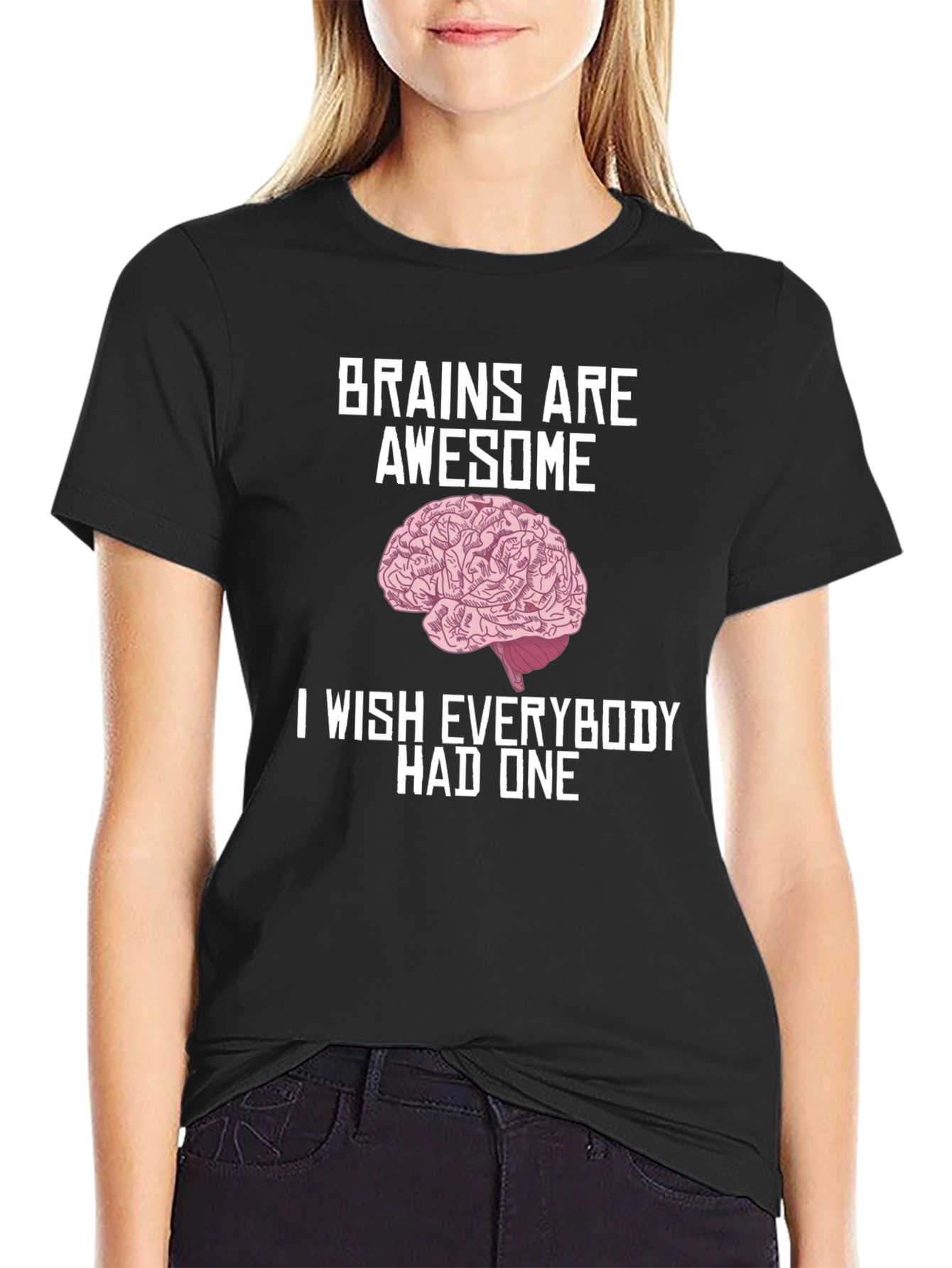 Brains Are Awesome Graphic T-Shirt