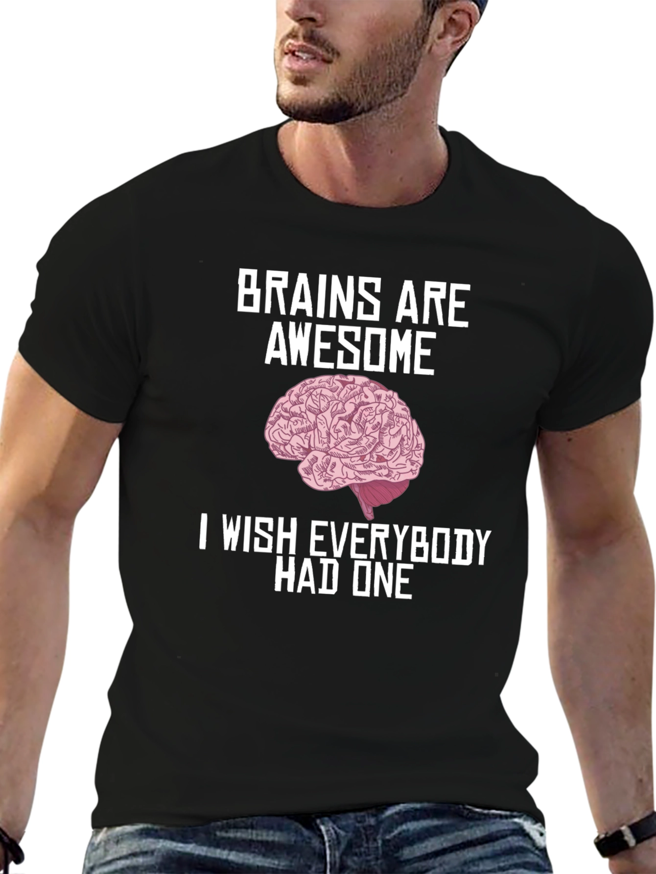 Brains Are Awesome Graphic T-Shirt