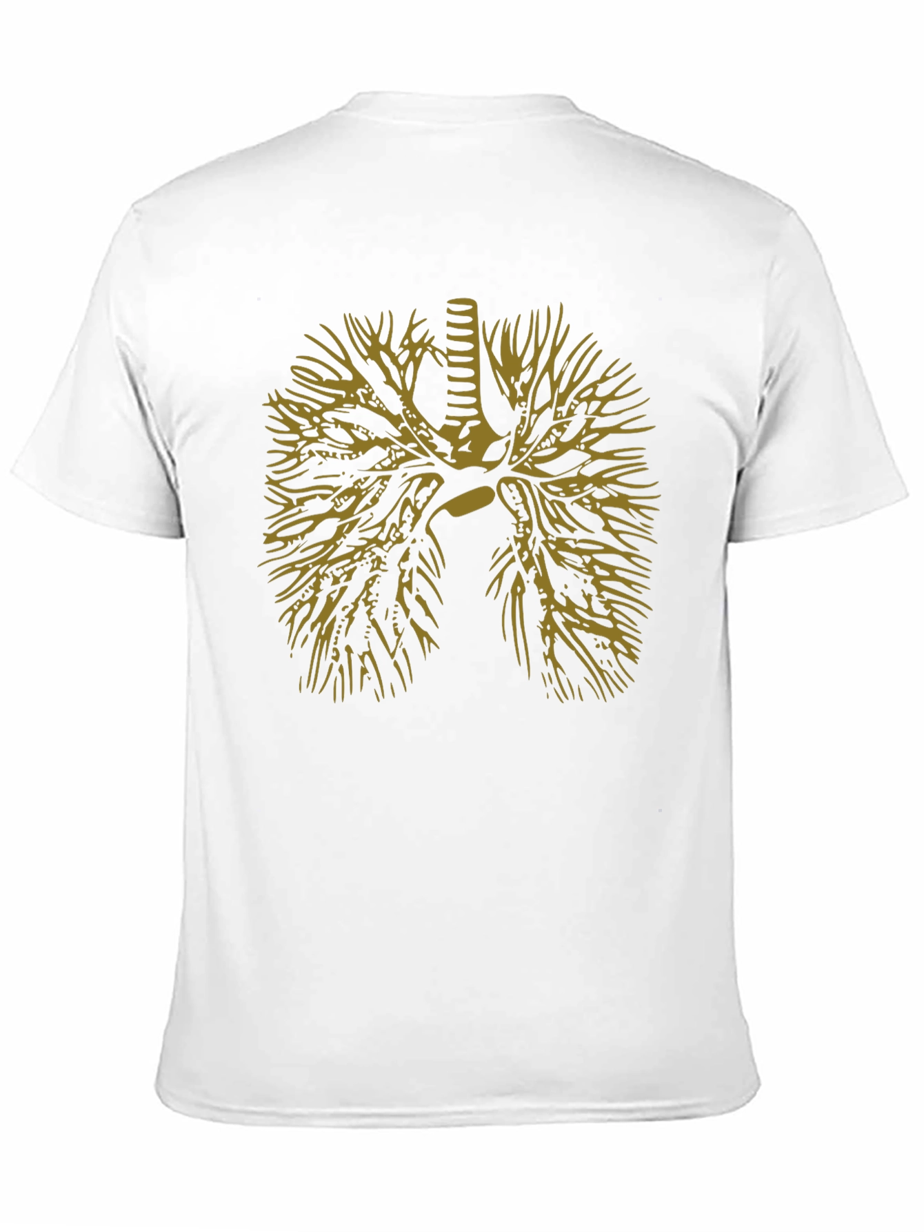Anatomical Lungs Graphic Tee - Black