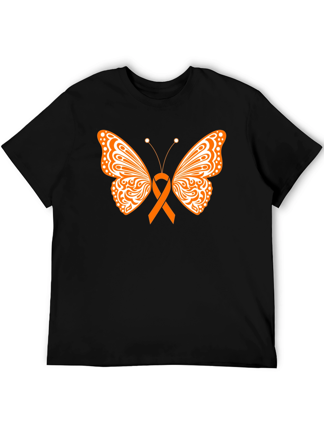 Butterfly Awareness Ribbon Graphic T-Shirt