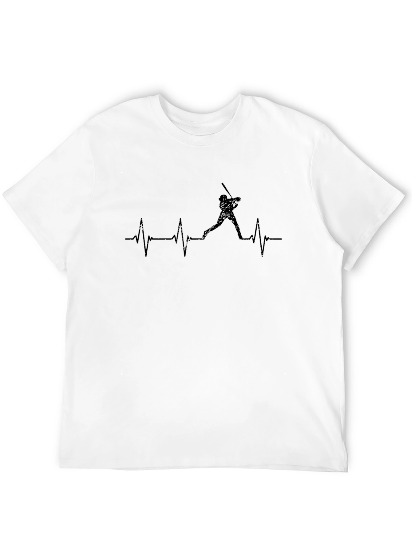 Baseball Heartbeat T-Shirt - Stylish Sportswear