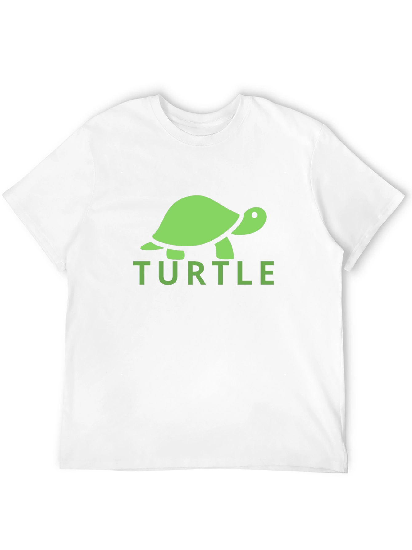 Turtle Graphic Tee - Black Cotton T-Shirt