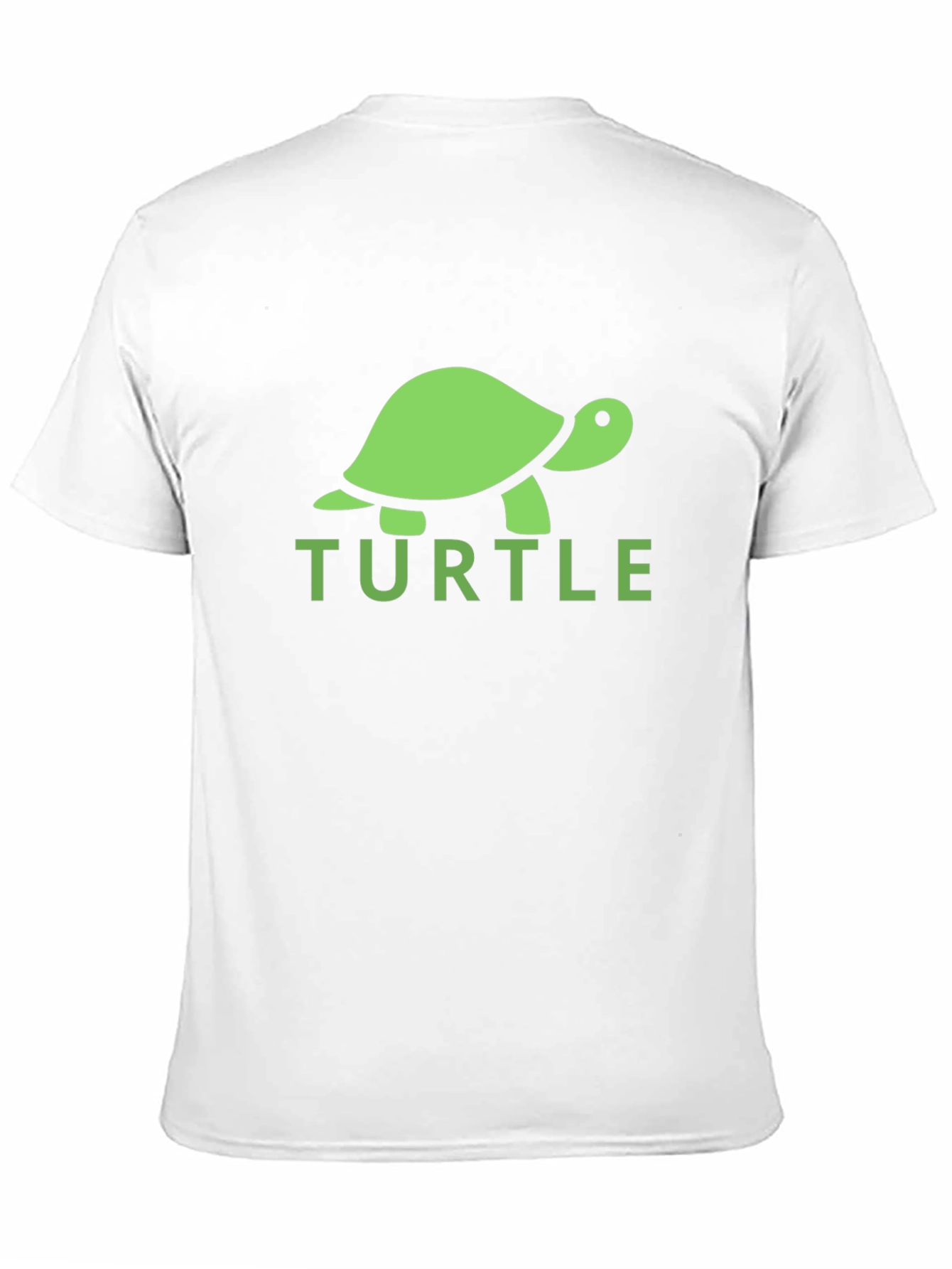 Turtle Graphic Tee - Black Cotton T-Shirt
