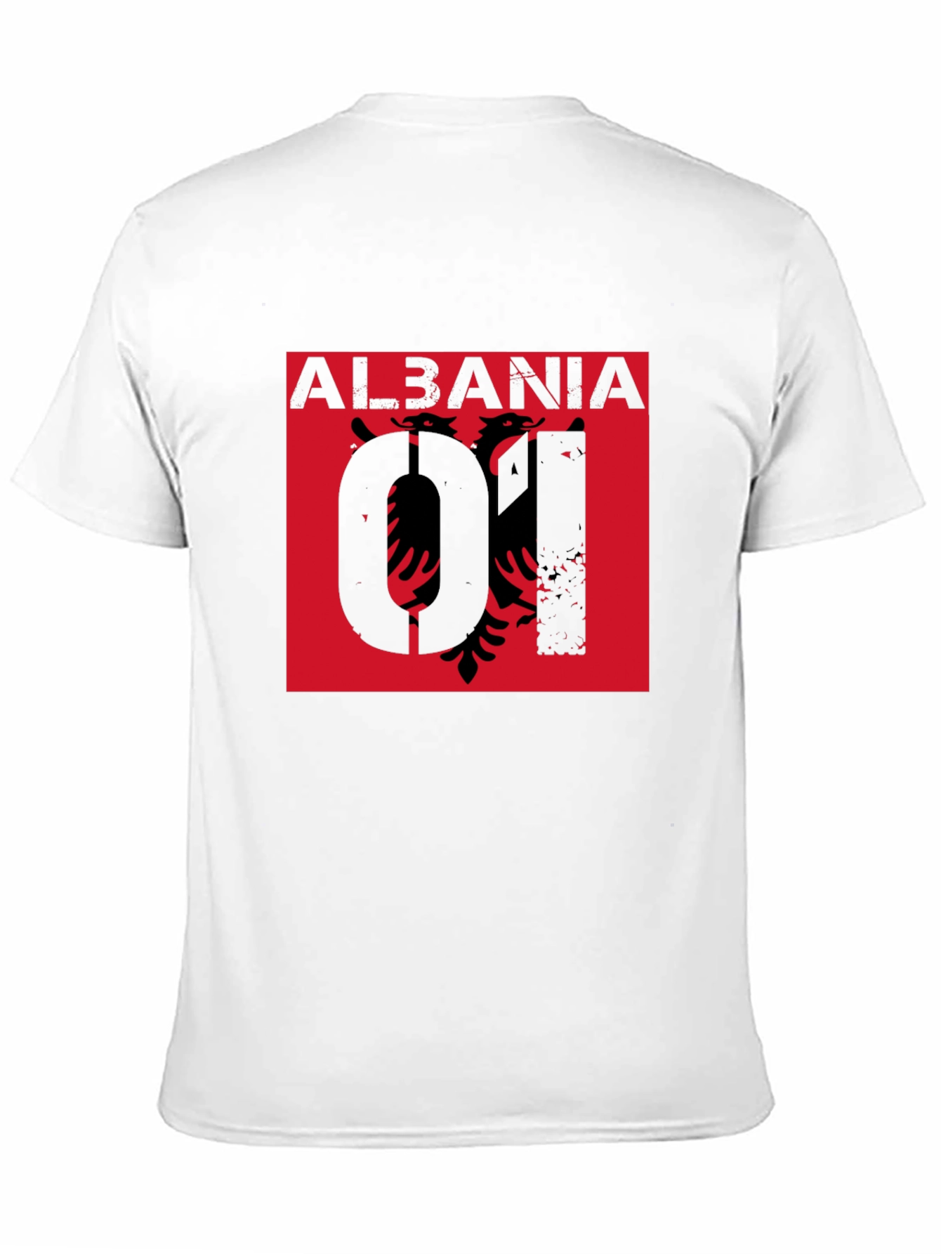 Albania Eagle Graphic Tee - Black Short Sleeve