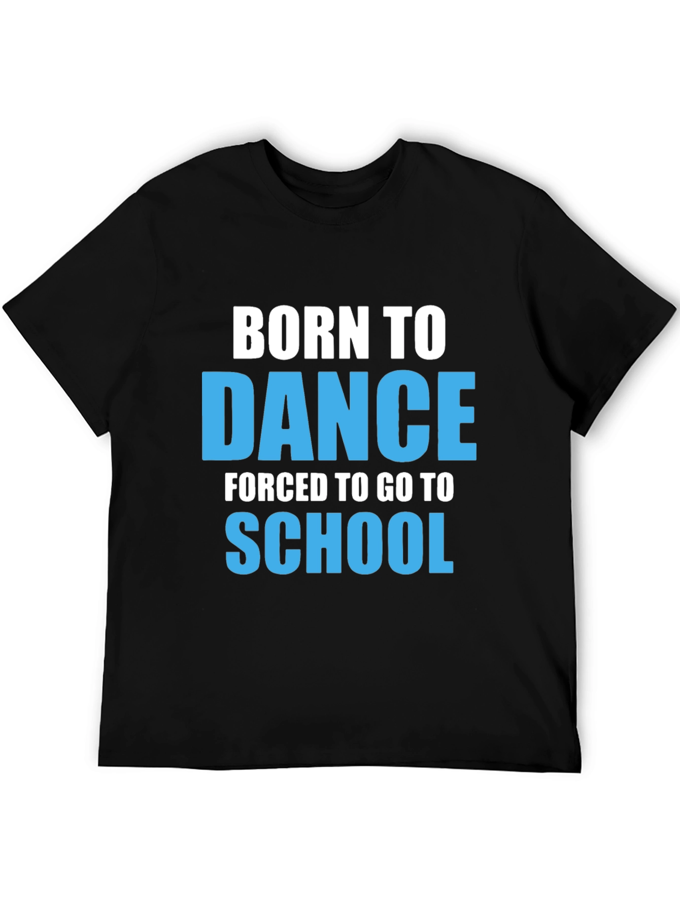 Born To Dance Black Graphic T-Shirt