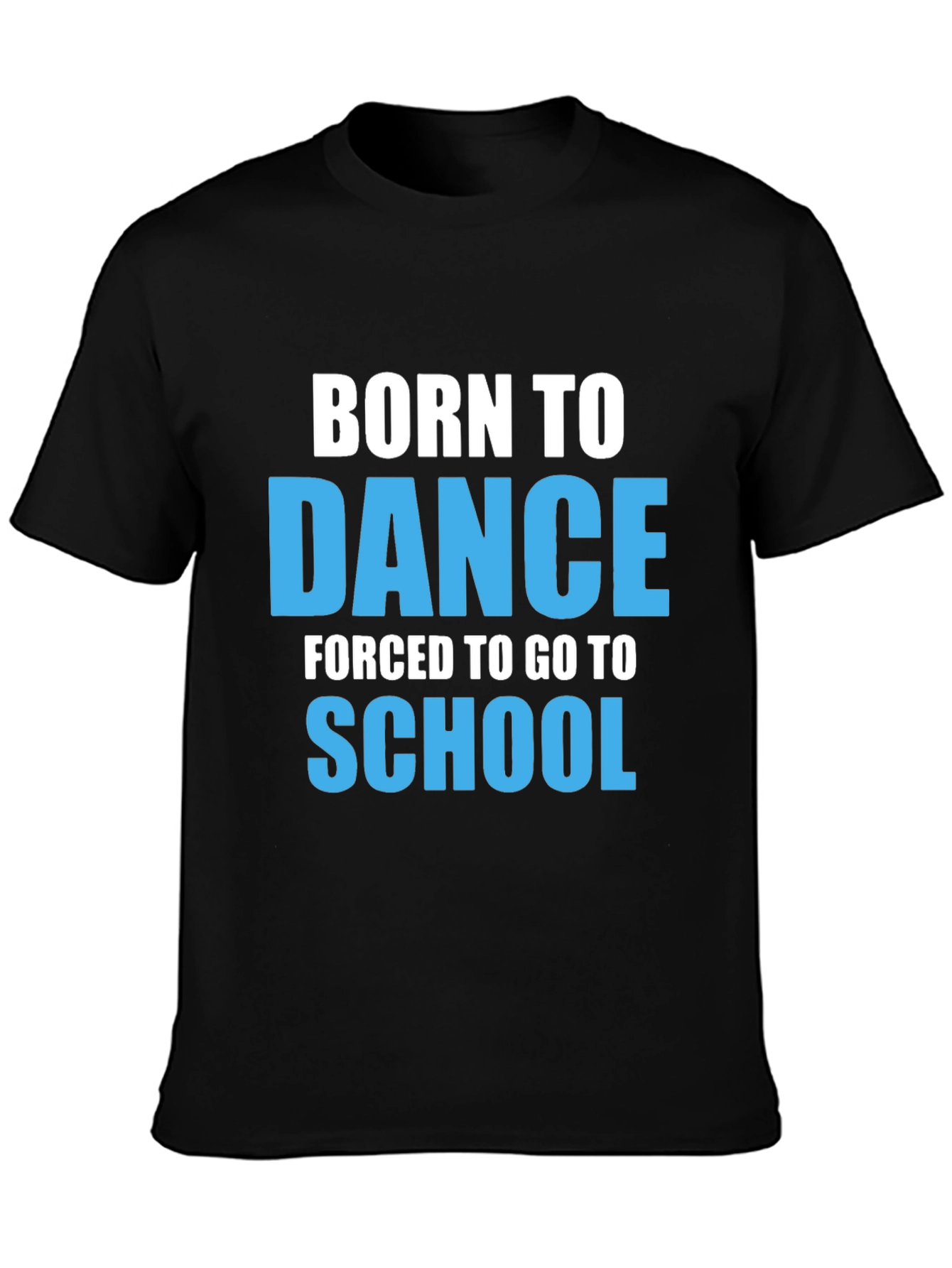 Born To Dance Black Graphic T-Shirt