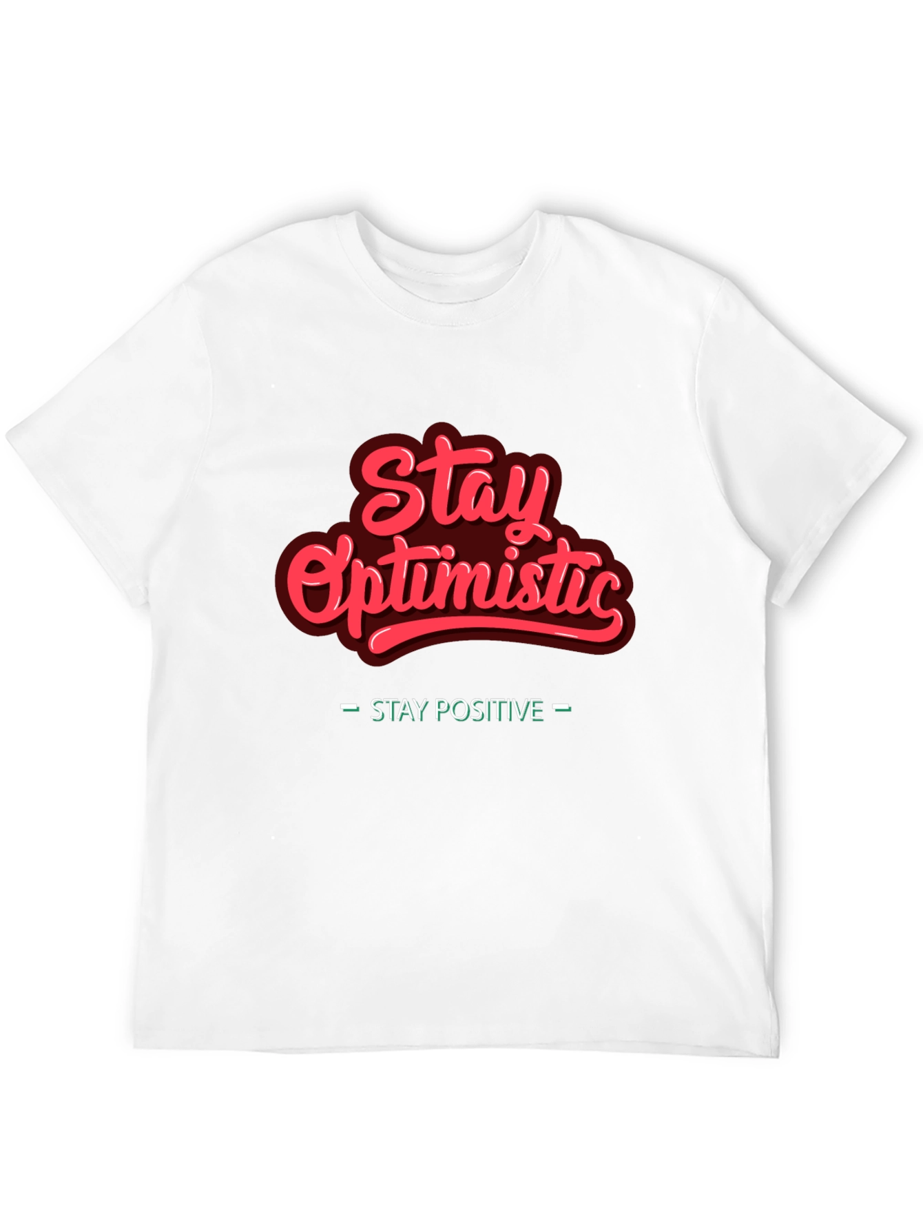 Stay Optimistic Graphic Tee - Positive Vibes T-Shirt