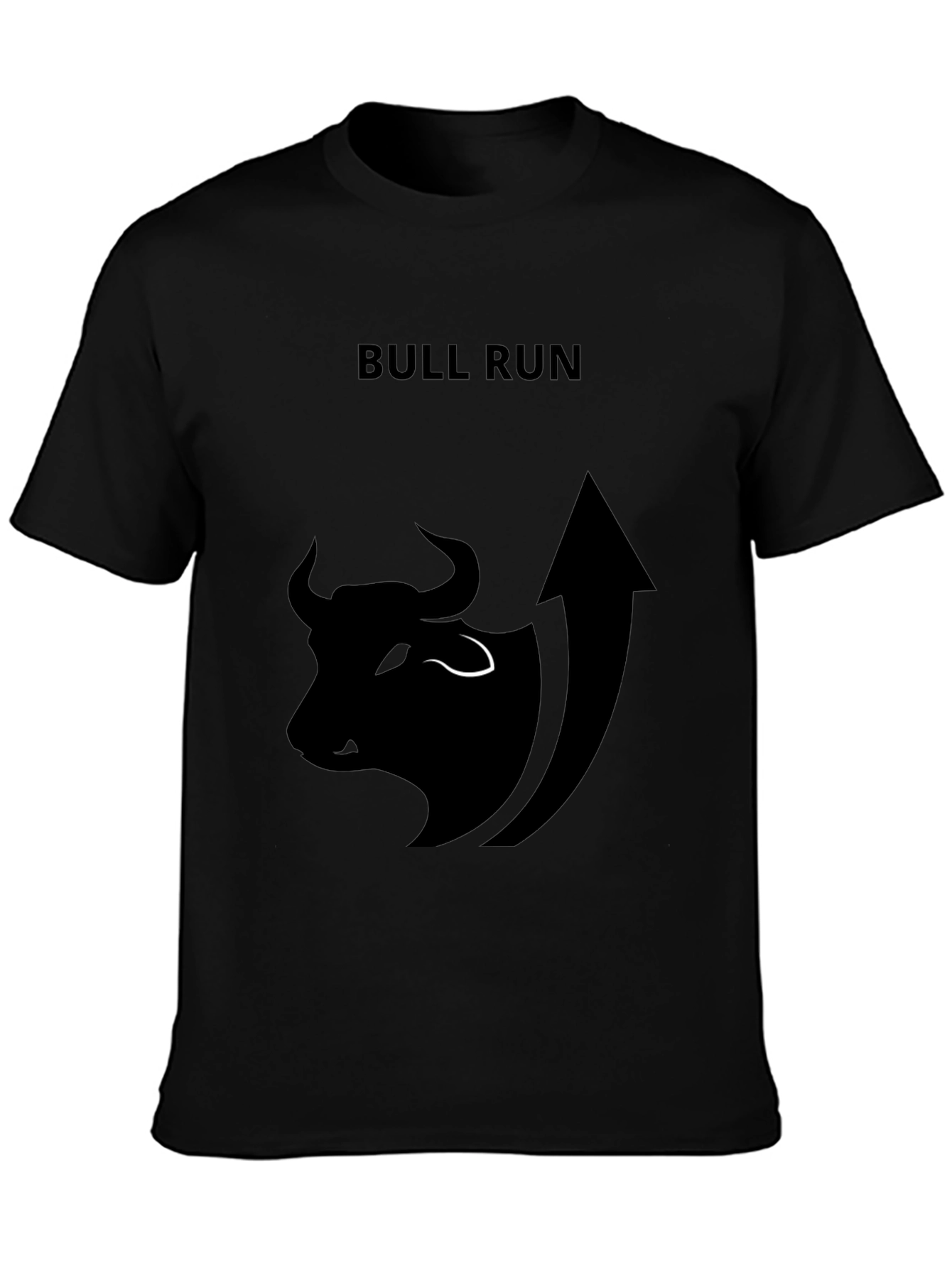 Bull Run Black Graphic T-Shirt