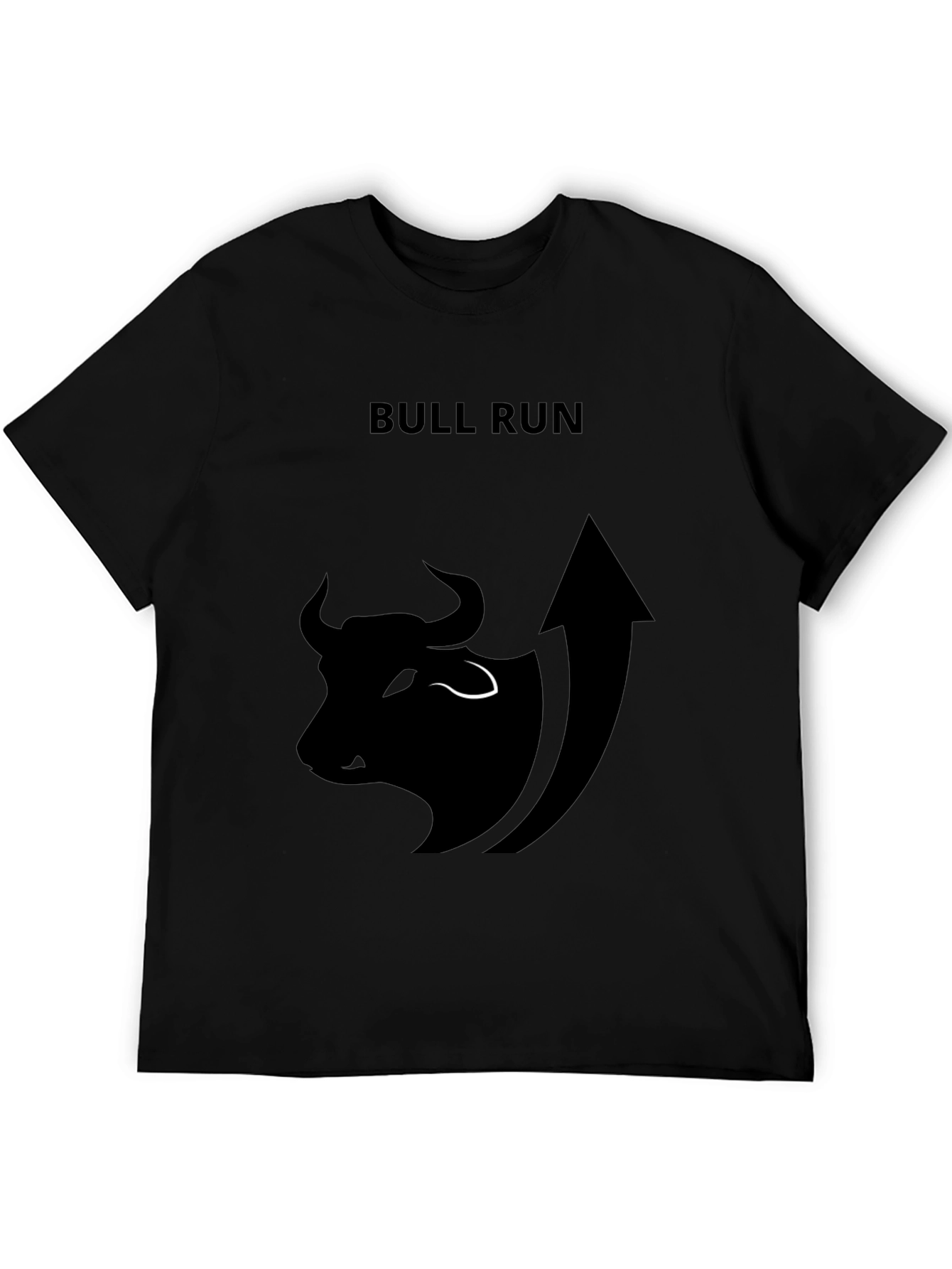 Bull Run Black Graphic T-Shirt