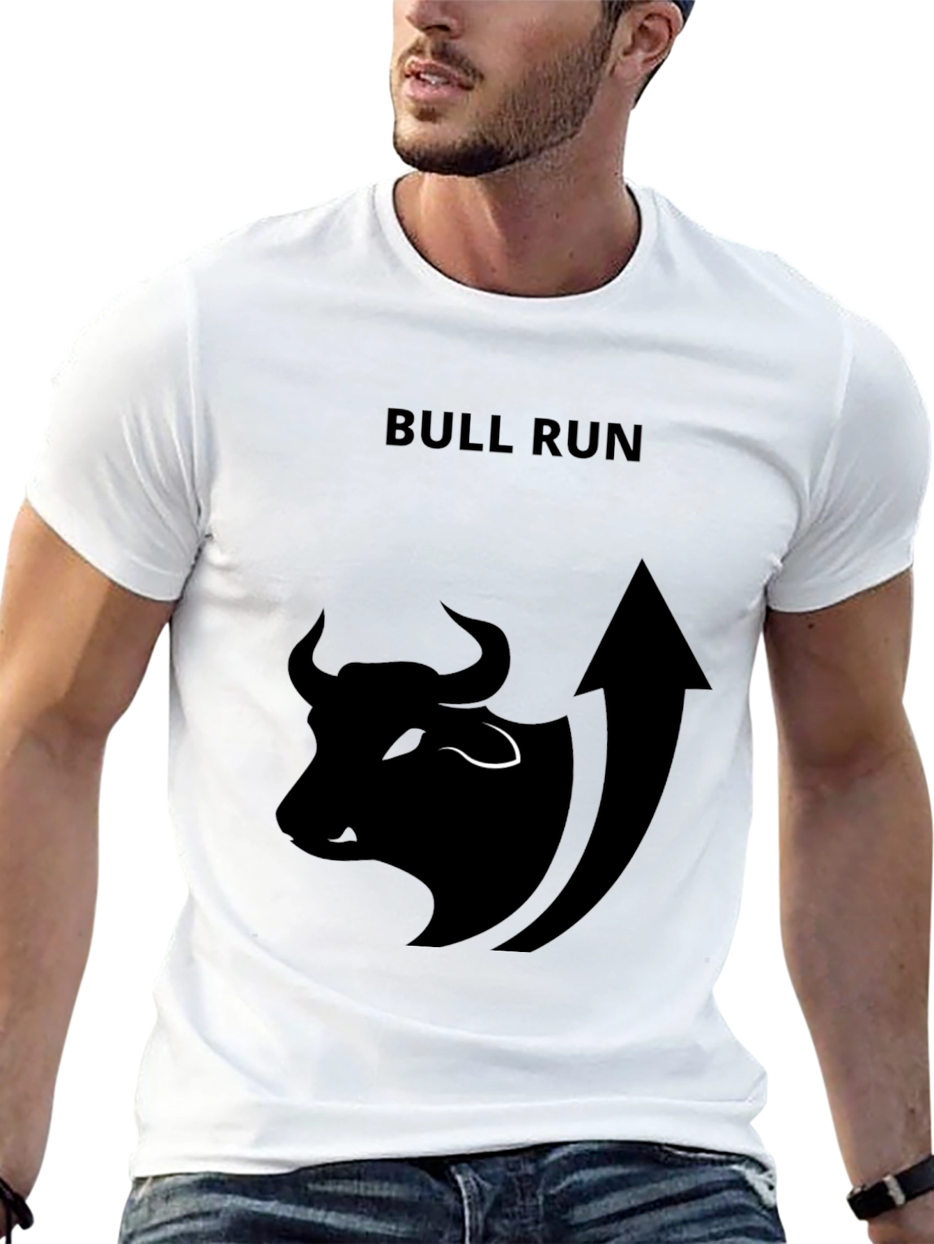 Bull Run Black Graphic T-Shirt