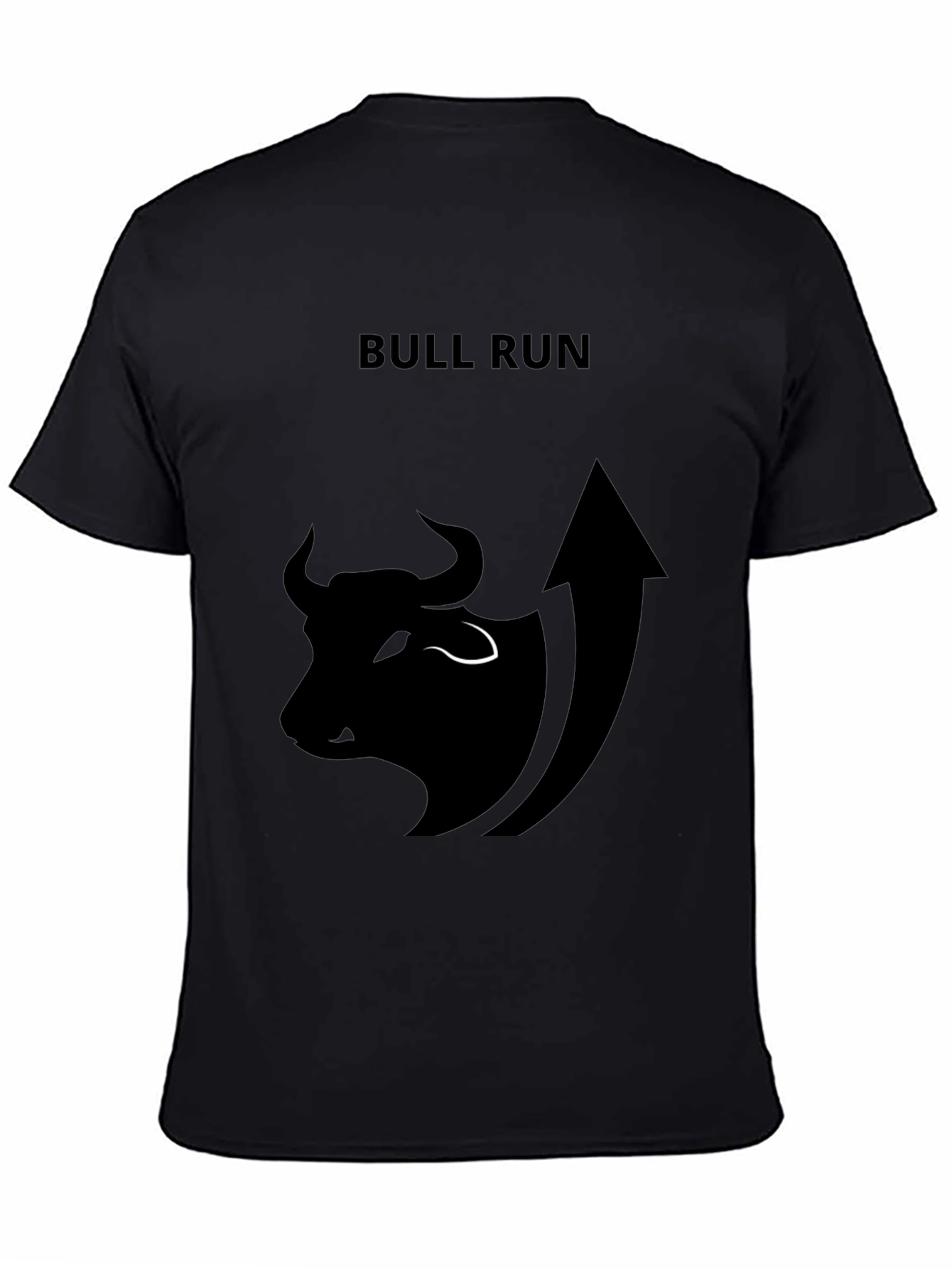 Bull Run Black Graphic T-Shirt
