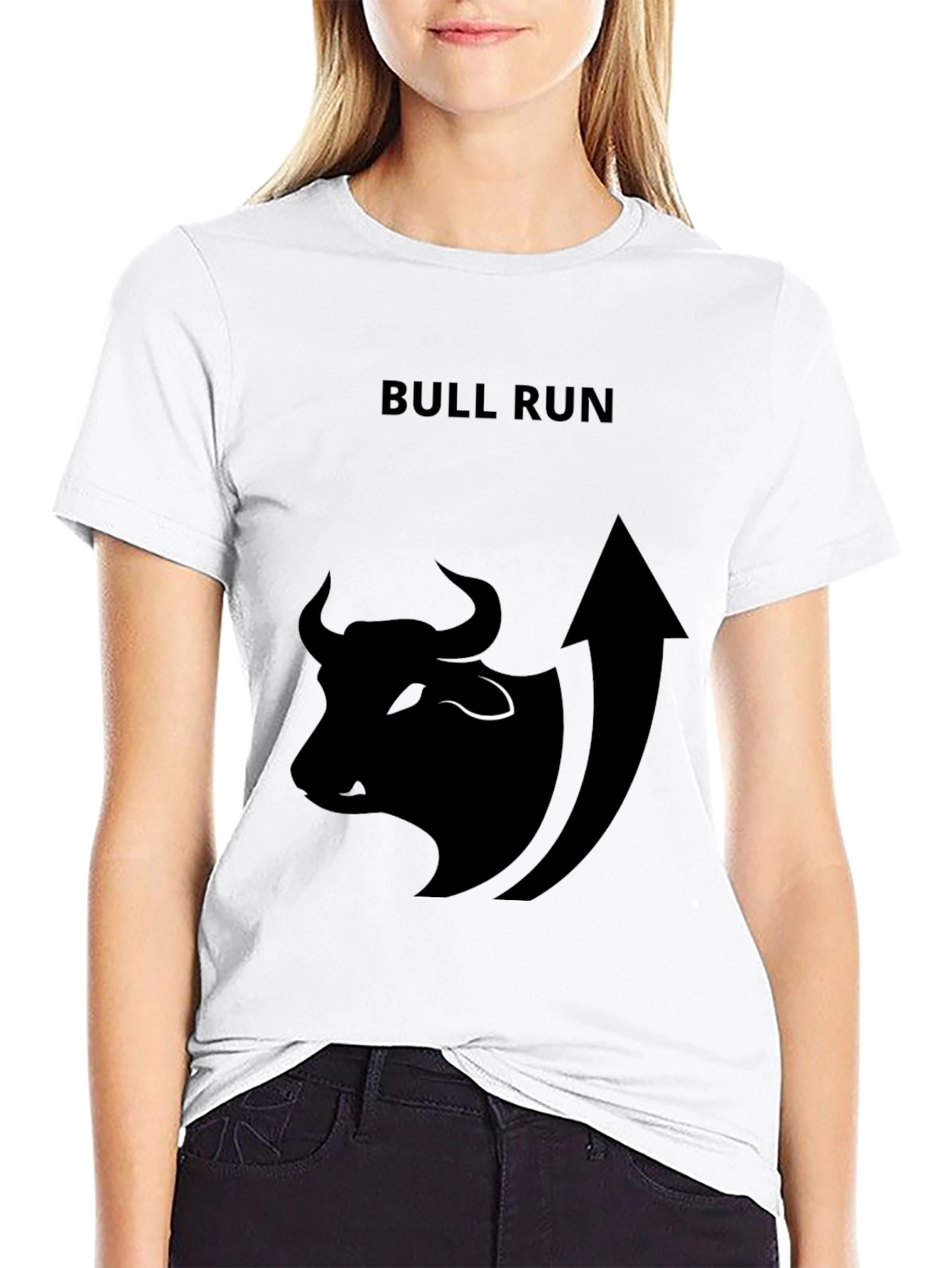 Bull Run Black Graphic T-Shirt