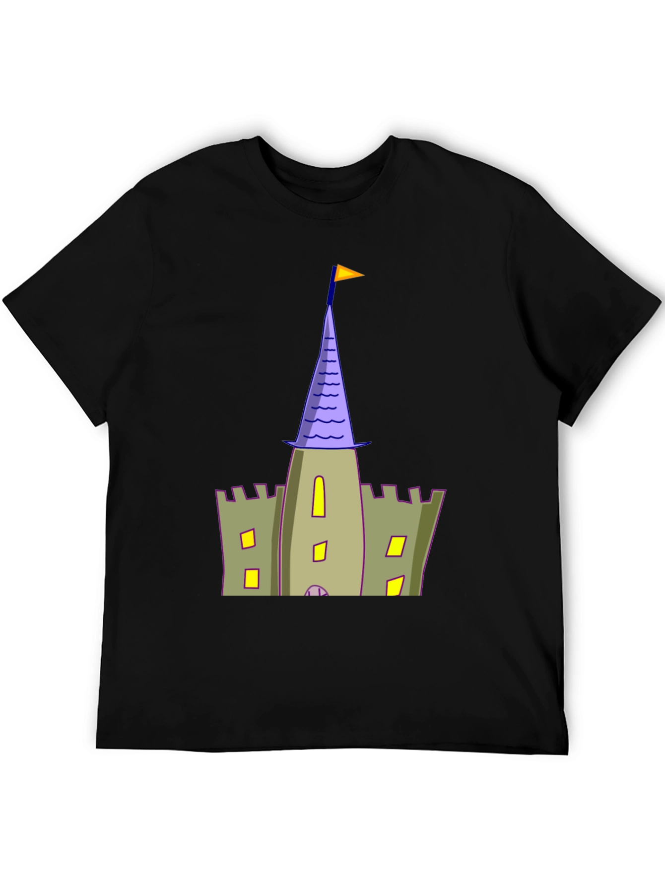 Castle Tower T-Shirt - Black