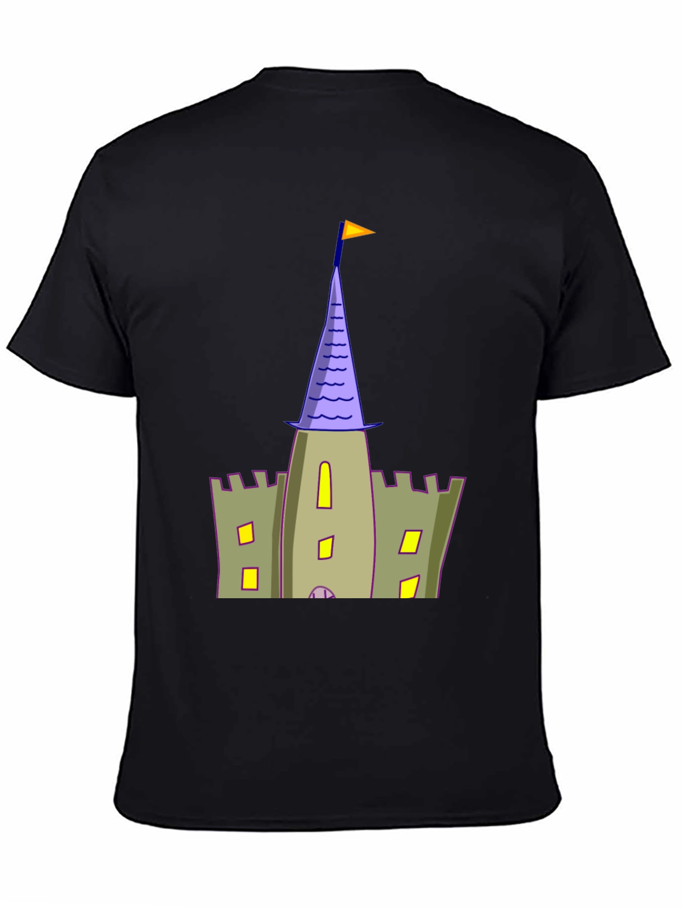 Castle Tower T-Shirt - Black