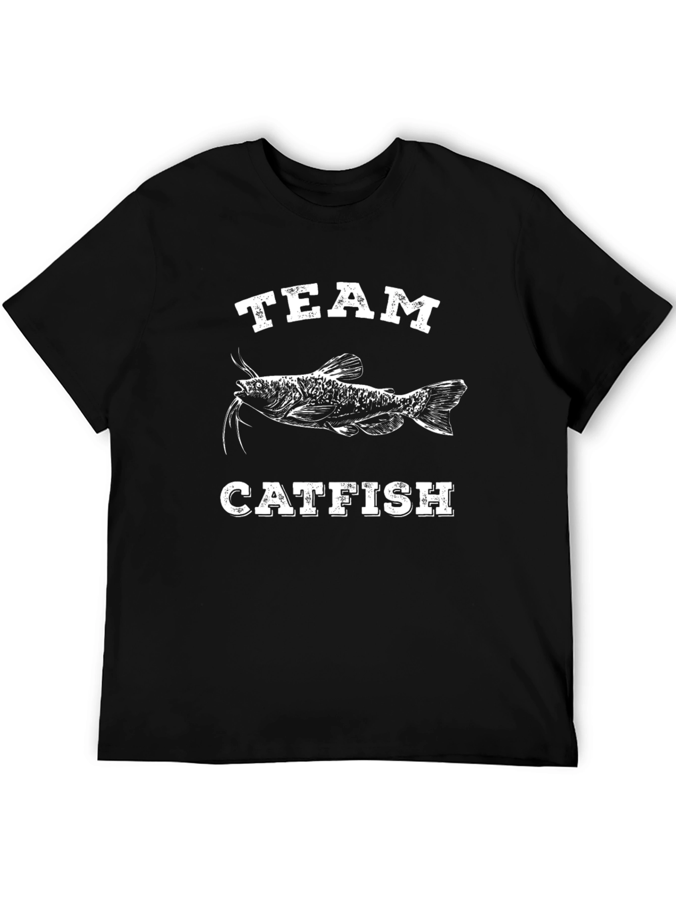 Team Catfish T-Shirt - Black Fishing Tee