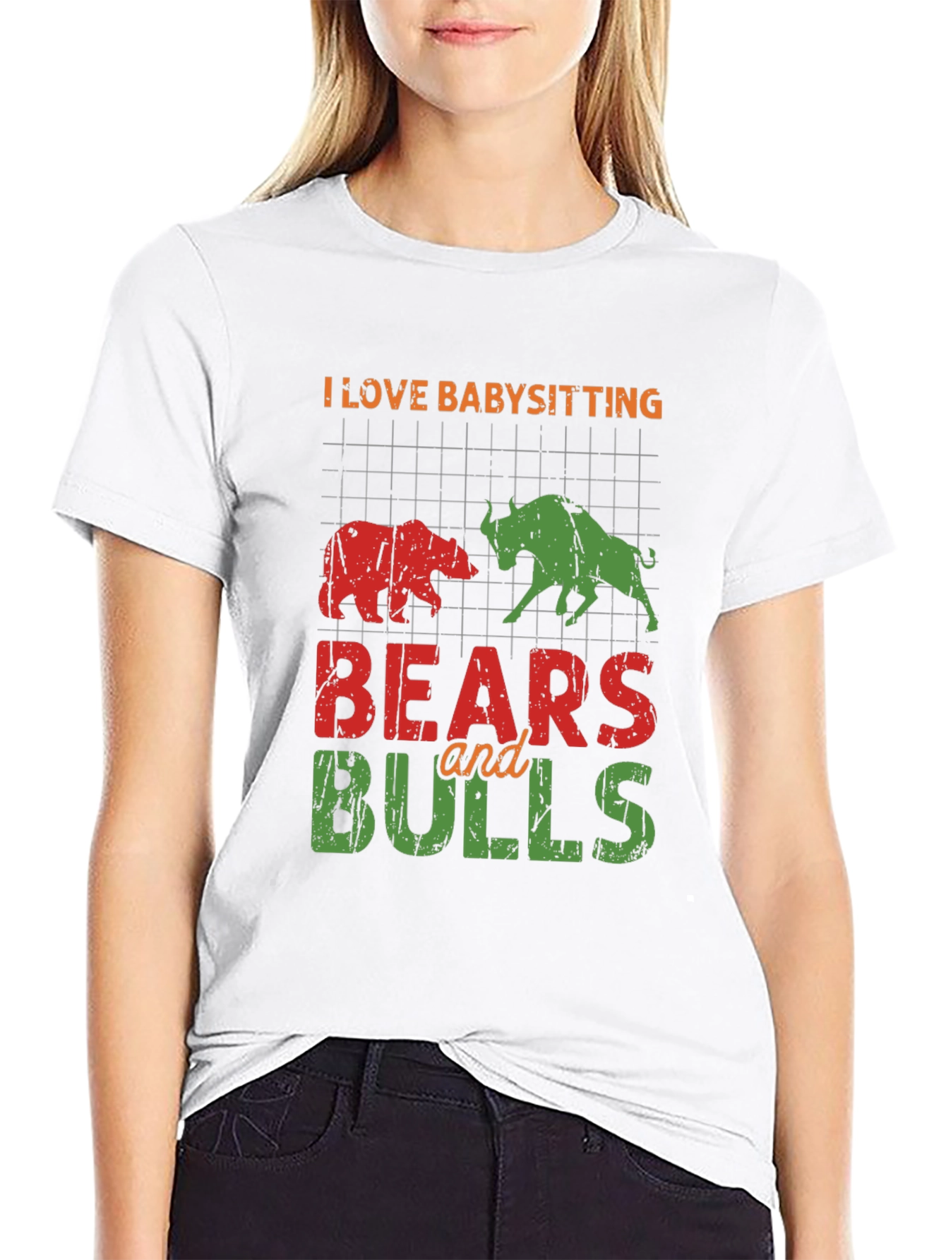 Babysitting Bears and Bulls Graphic Tee