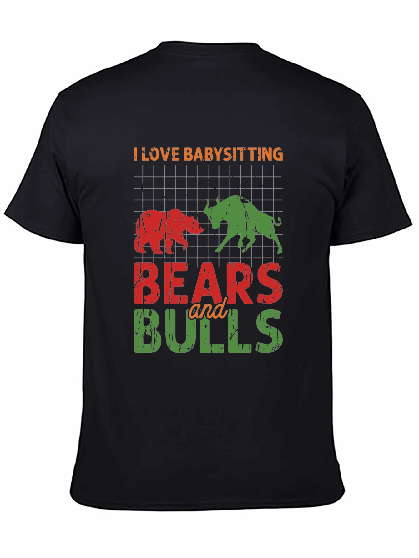 Babysitting Bears and Bulls Graphic Tee