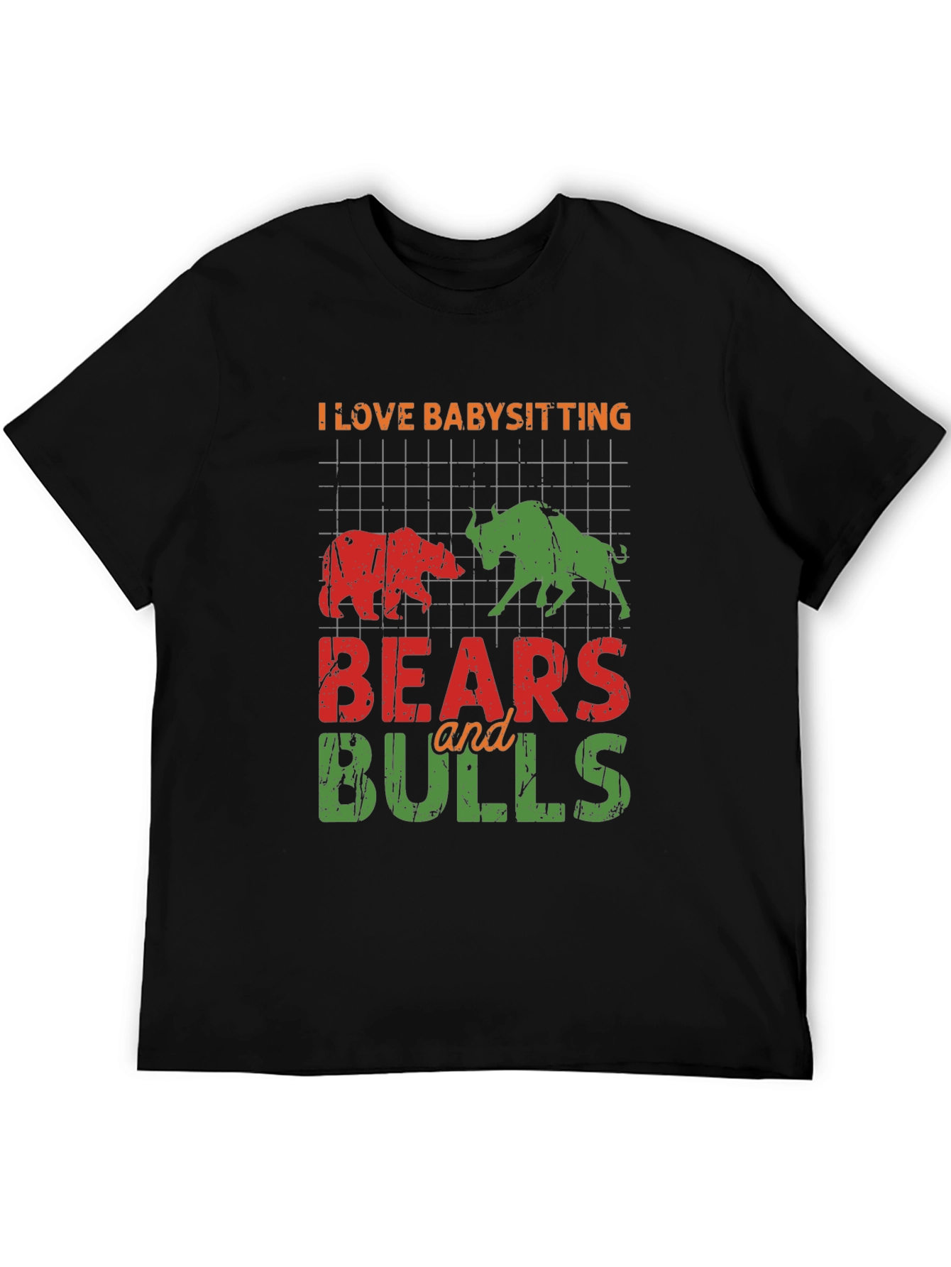 Babysitting Bears and Bulls Graphic Tee