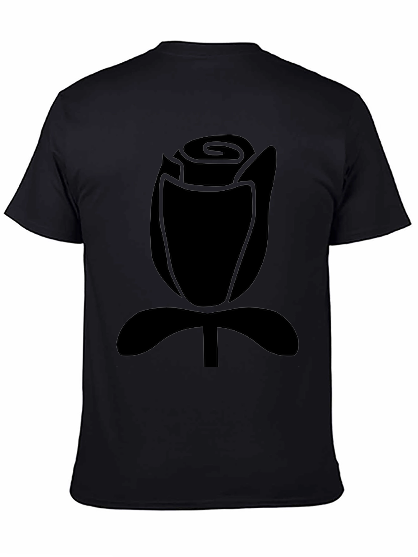 Black Rose Graphic Tee - Stylish & Comfortable