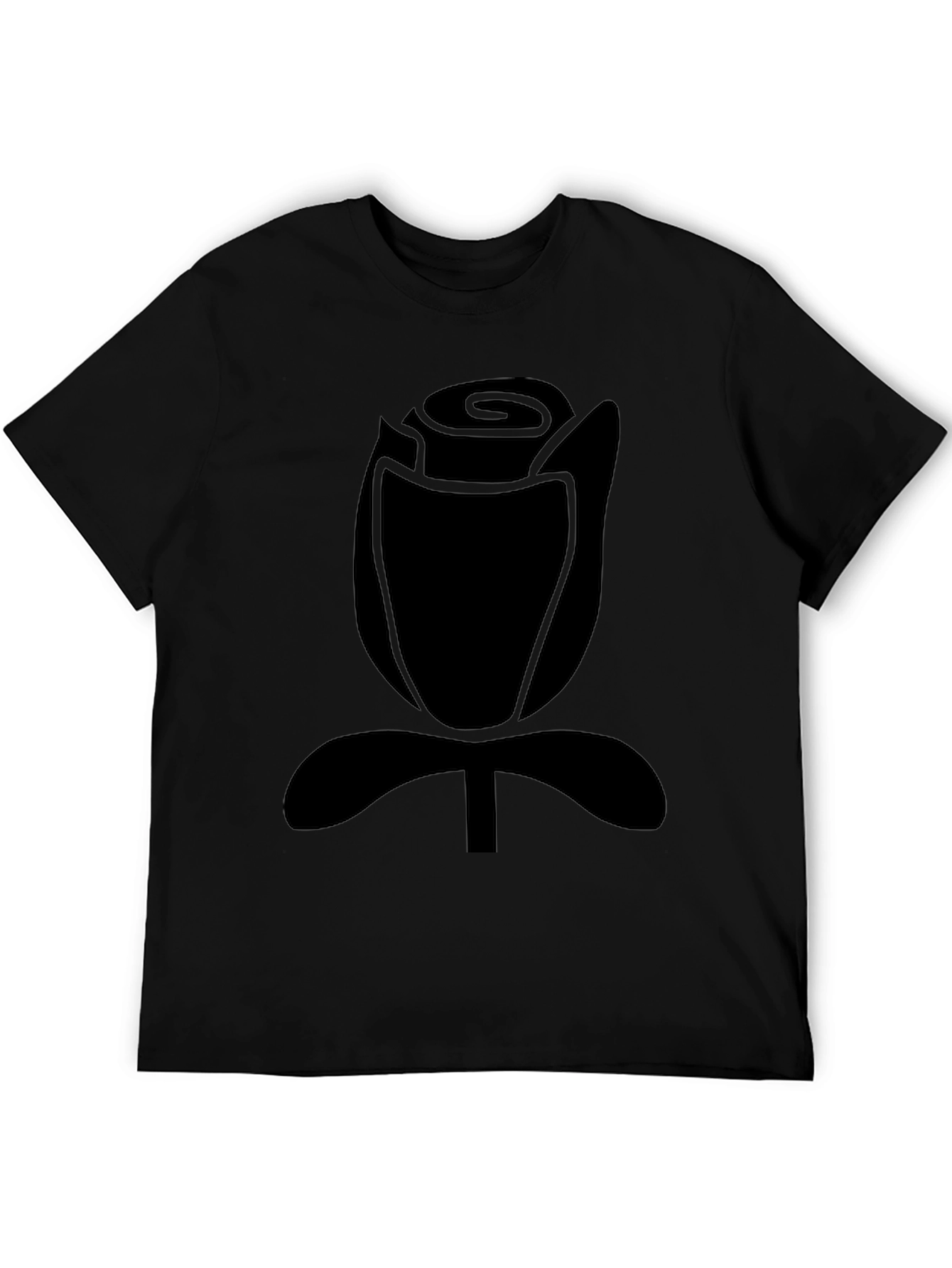 Black Rose Graphic Tee - Stylish & Comfortable