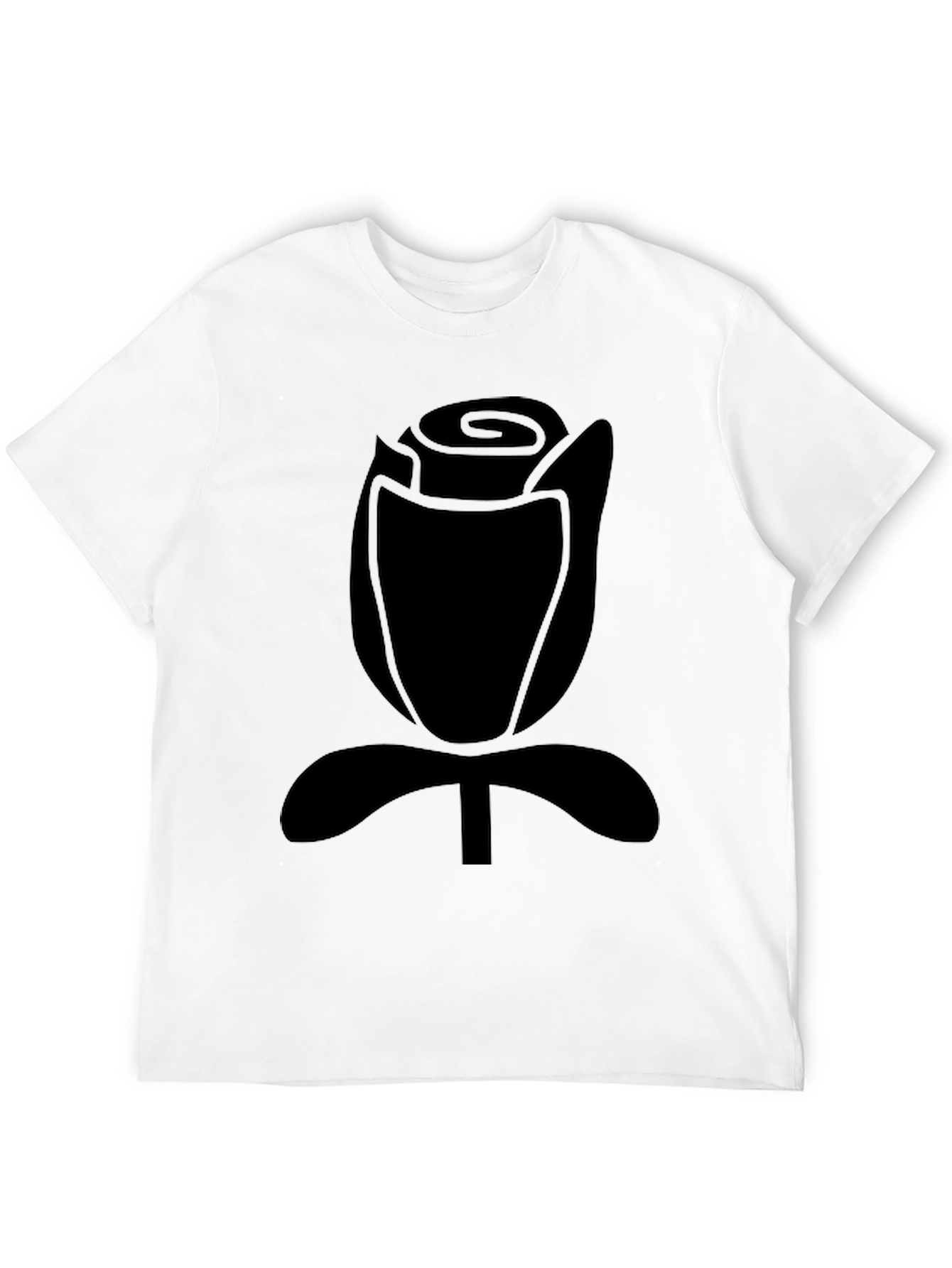Black Rose Graphic Tee - Stylish & Comfortable