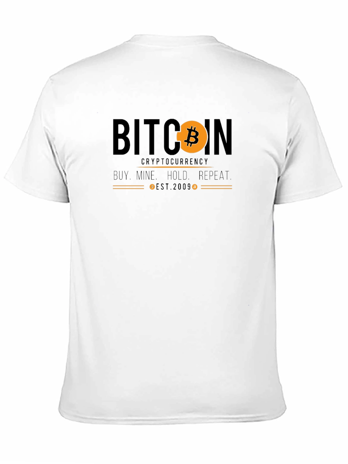 Bitcoin Cryptocurrency Graphic T-Shirt