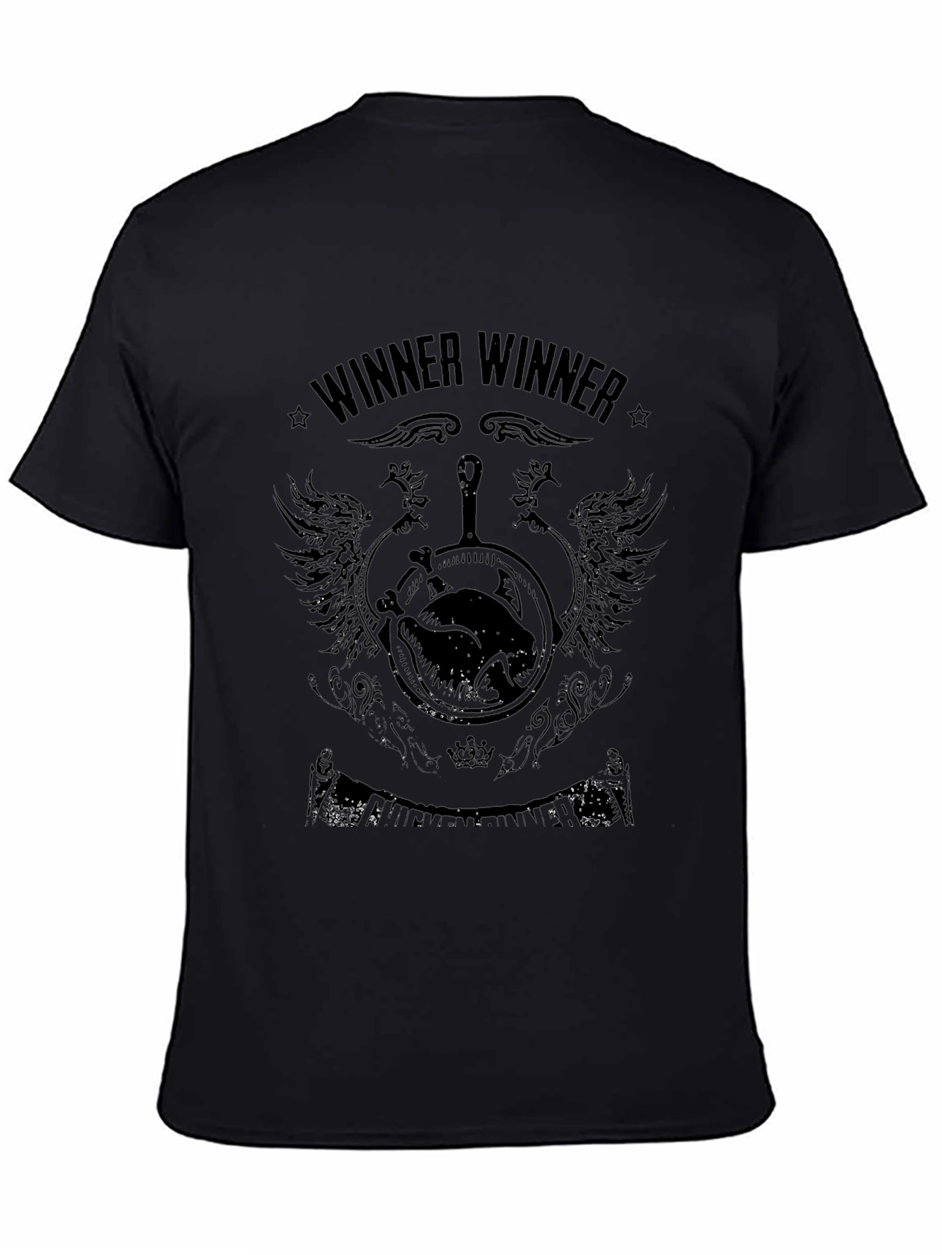 Winner Winner T-Shirt: Black Gaming Tee