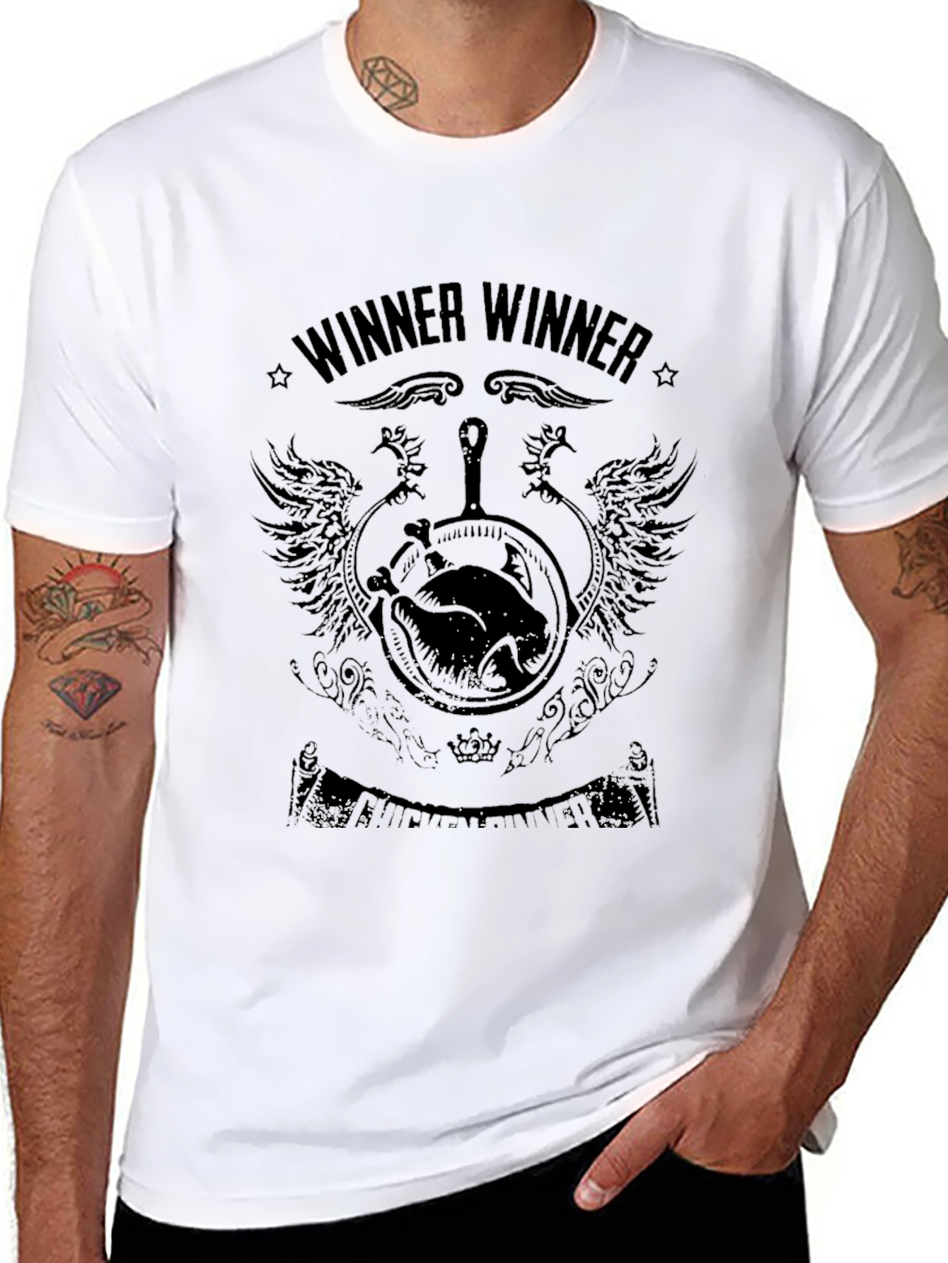 Winner Winner T-Shirt: Black Gaming Tee