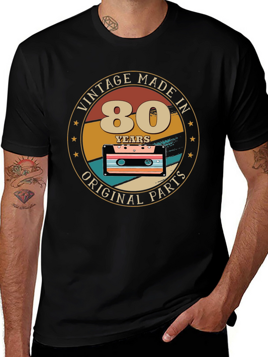 Vintage 80 Years Made in Original Parts T-Shirt