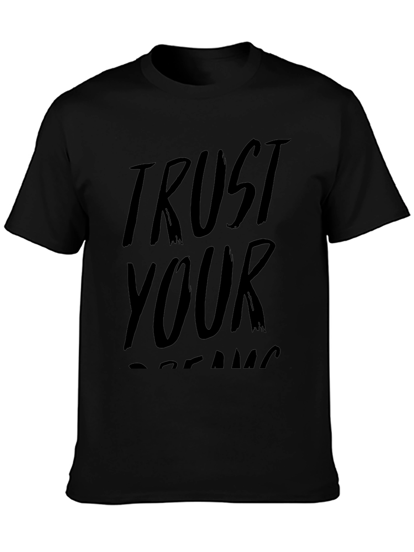 Trust Your Dreams Graphic Tee - Black