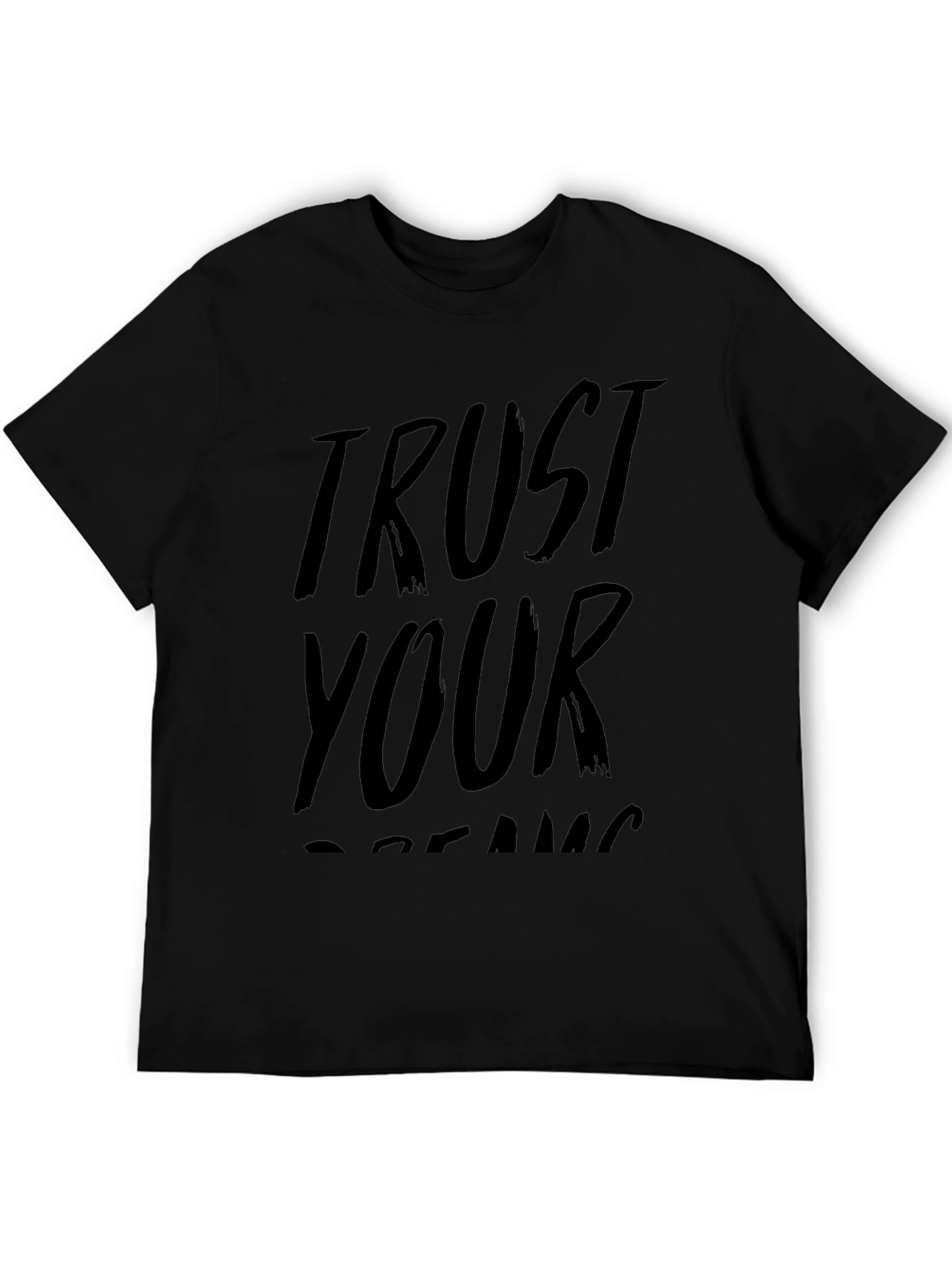 Trust Your Dreams Graphic Tee - Black