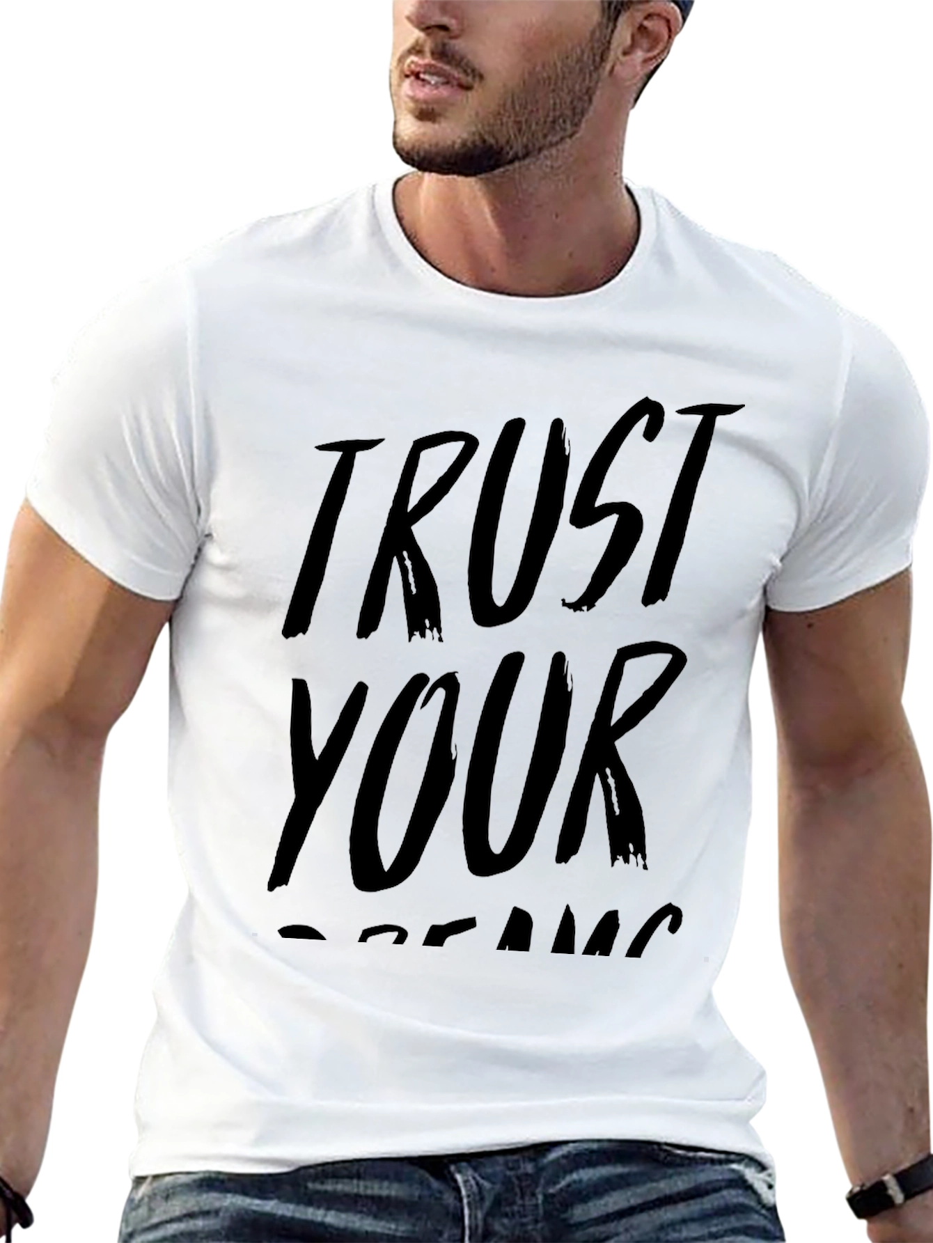 Trust Your Dreams Graphic Tee - Black